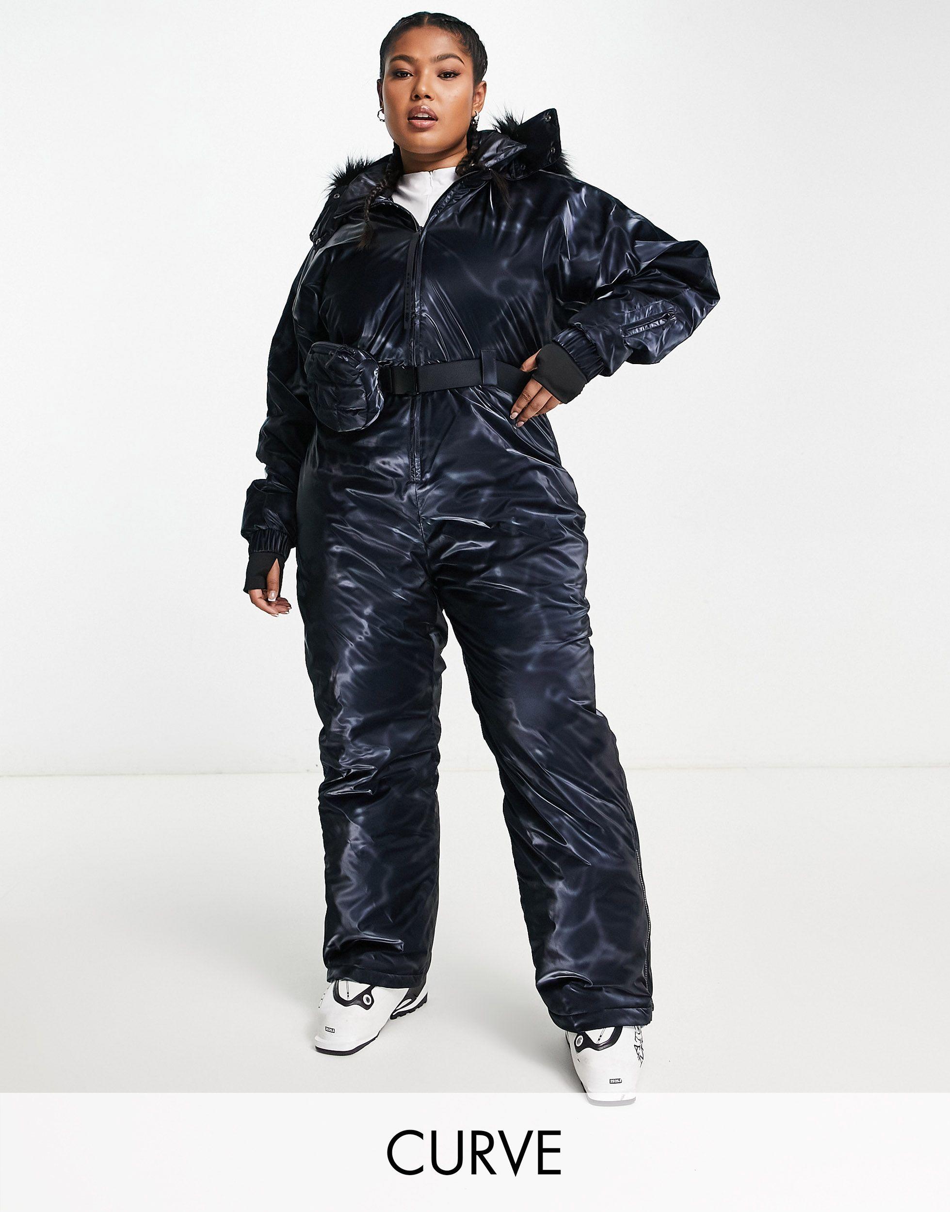 ASOS 4505 Curve Ski High Shine All in Blue Lyst