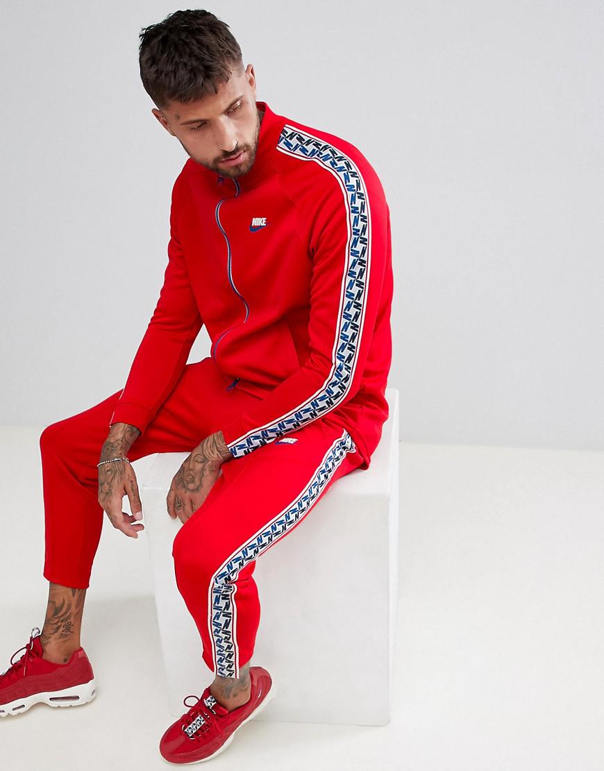 Pantalon de jogging à bande sur le côté Nike pour homme en coloris Rouge |  Lyst