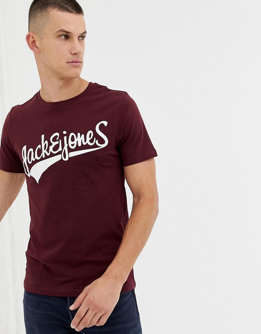 jack and jones red t shirt