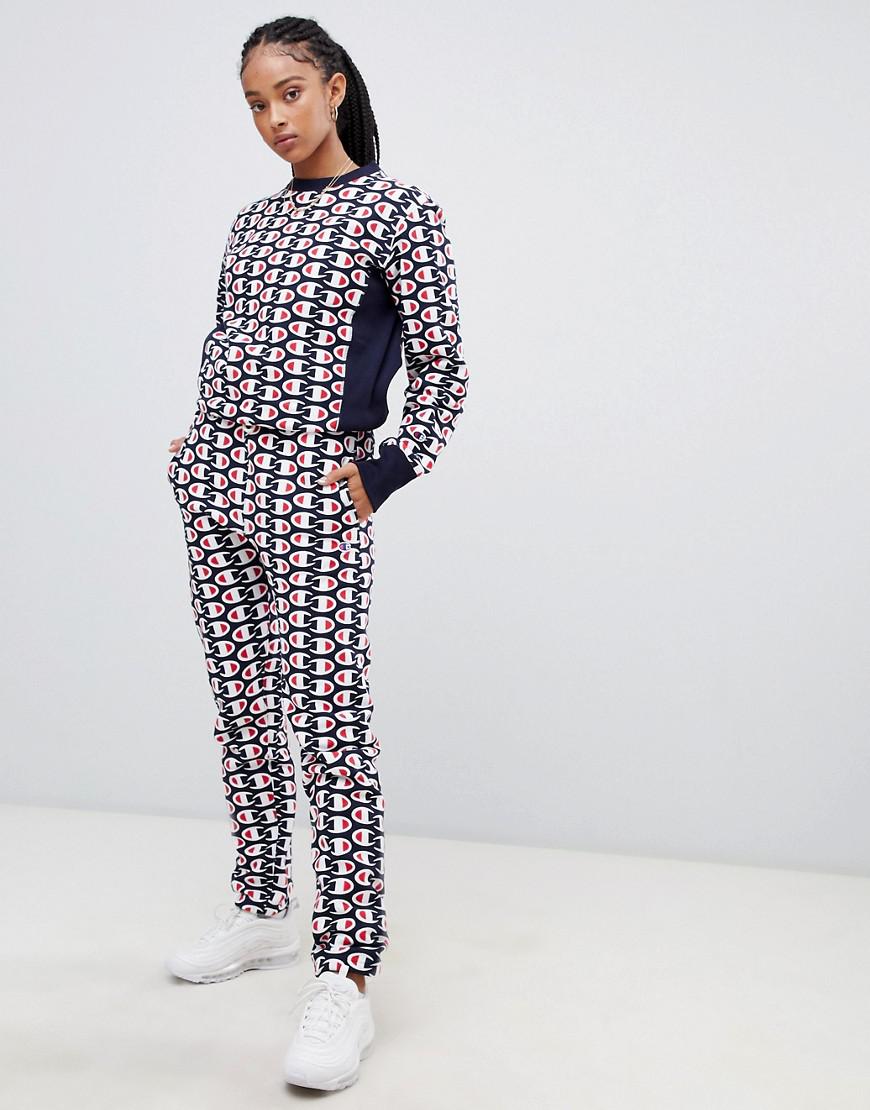 blue tracksuit bottoms women's