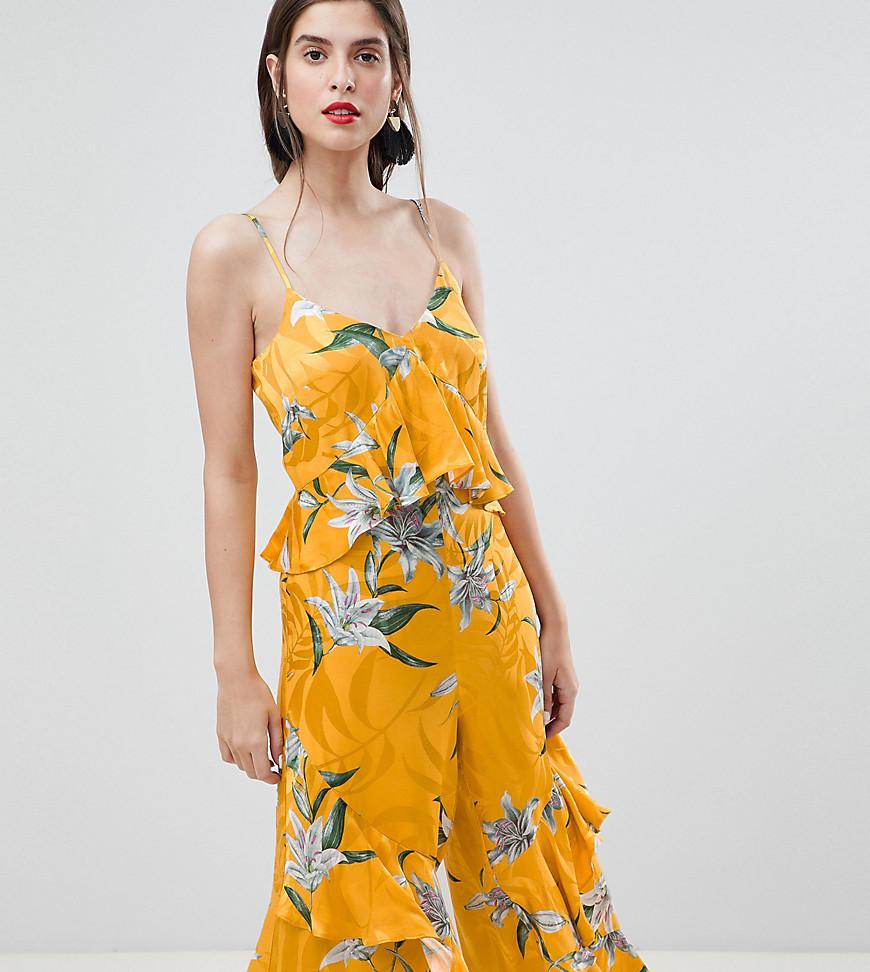 river island floral jumpsuit