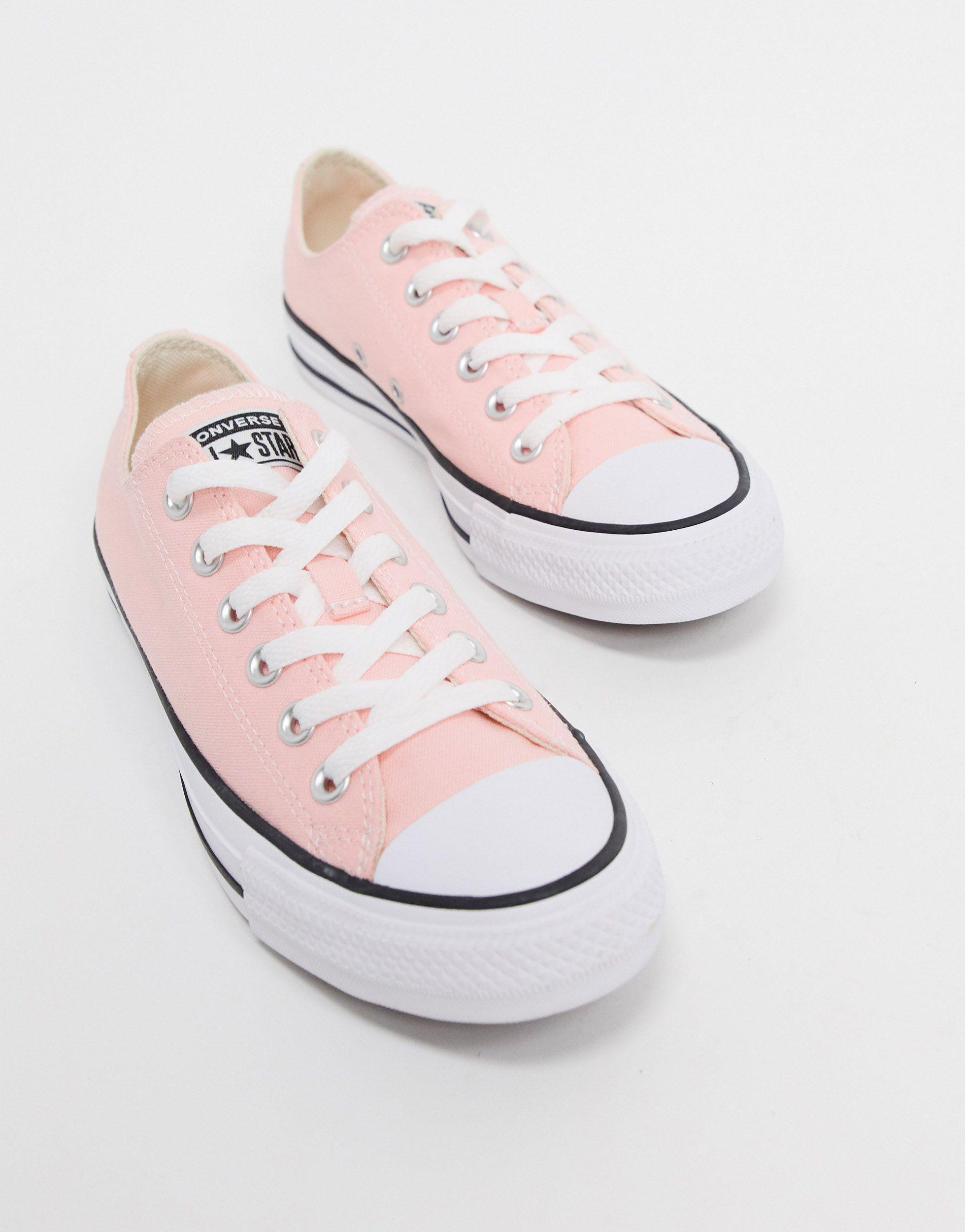 pale pink sneakers