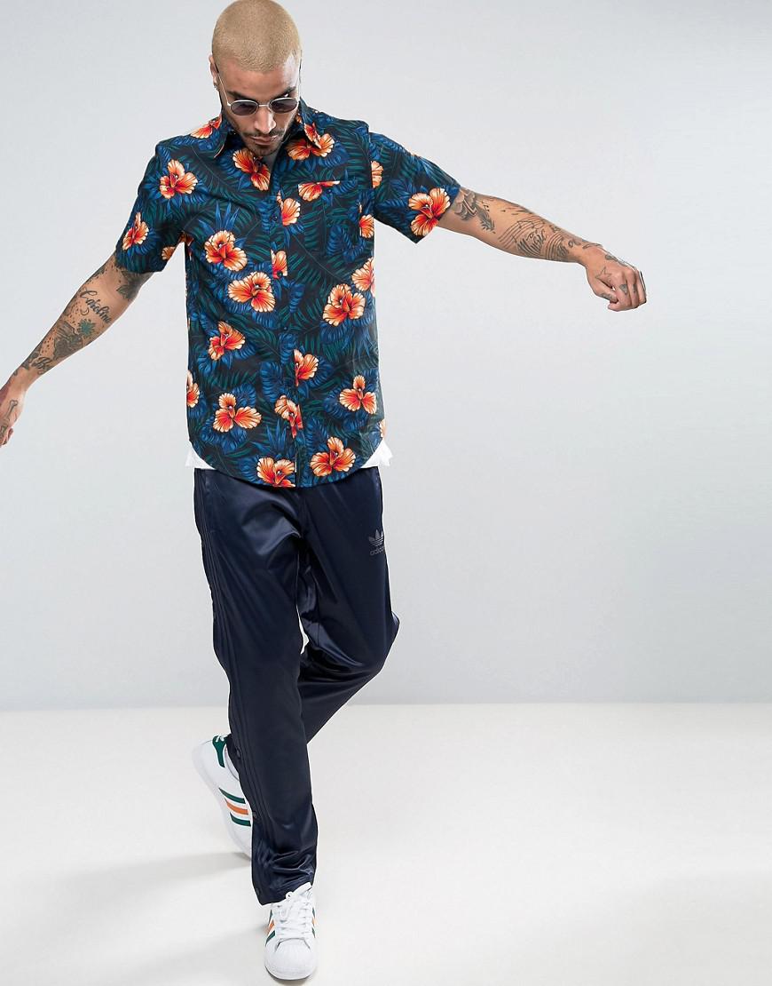 adidas Originals Synthetic Adidas Skateboarding Hawaiian Shirt Bk6767 in  Blue for Men | Lyst