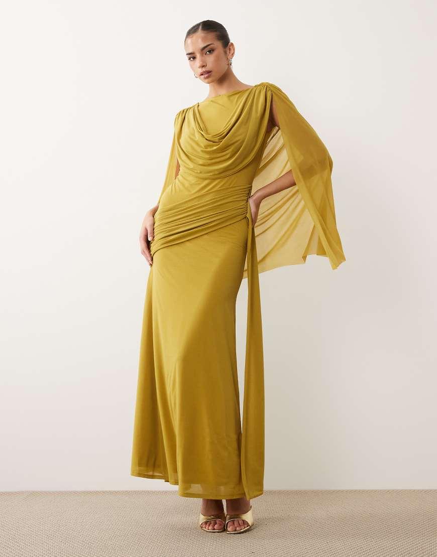 Chiffon Cape Dresses for Women - Up to 57% off