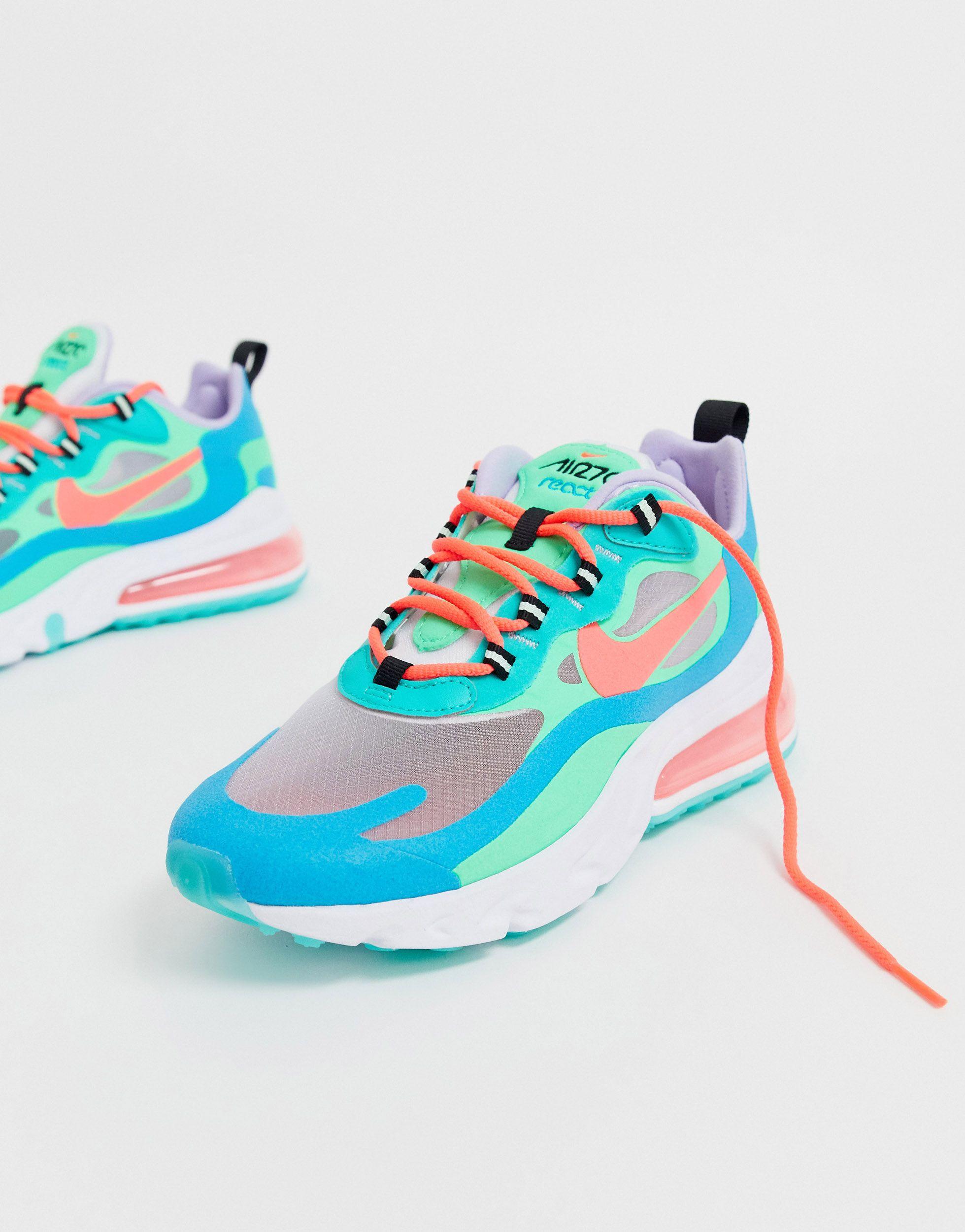 Psychedelic air max 270 react clearance sneakers