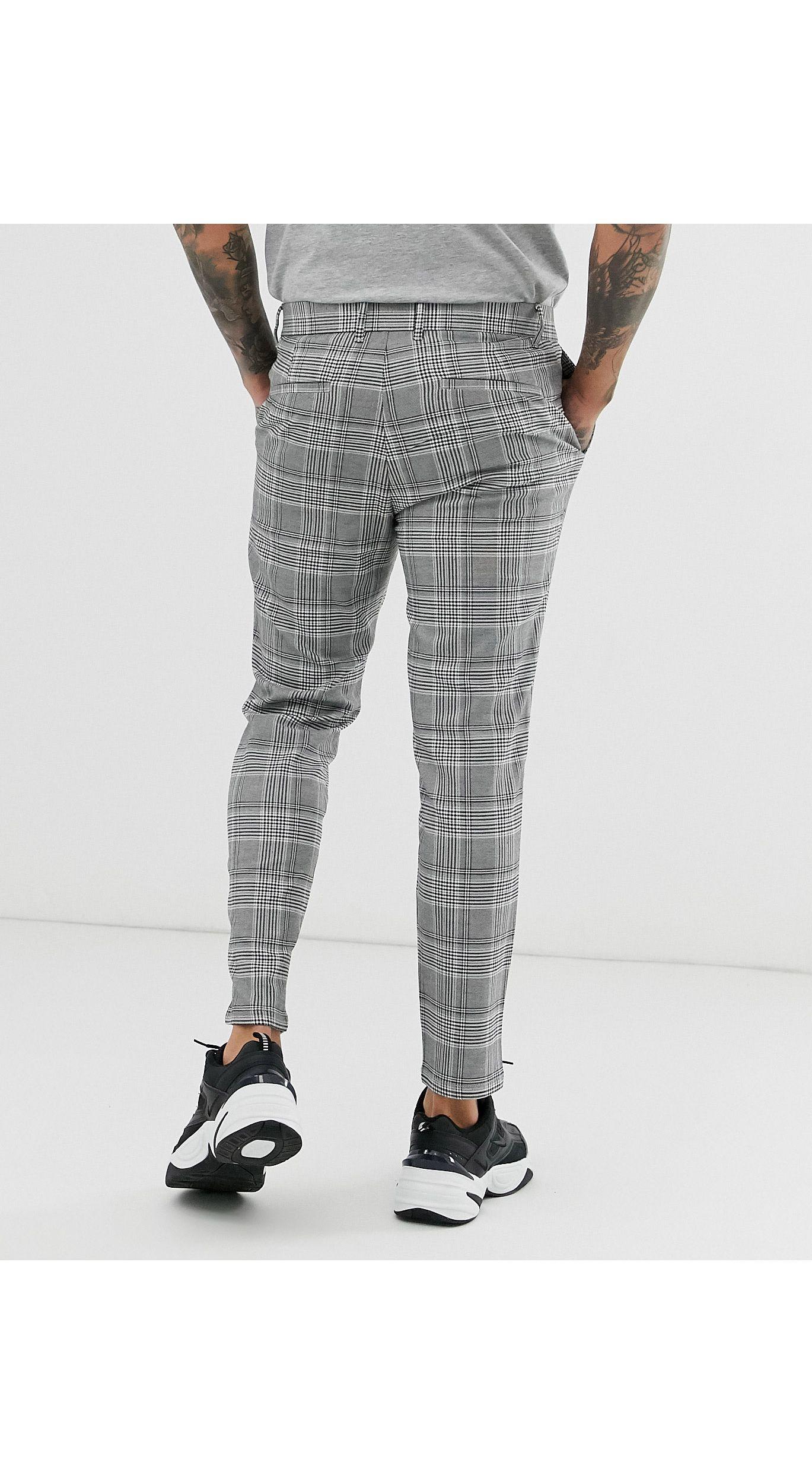 Bershka Denim Skinny Trousers in Grey (Grey) for Men | Lyst Australia