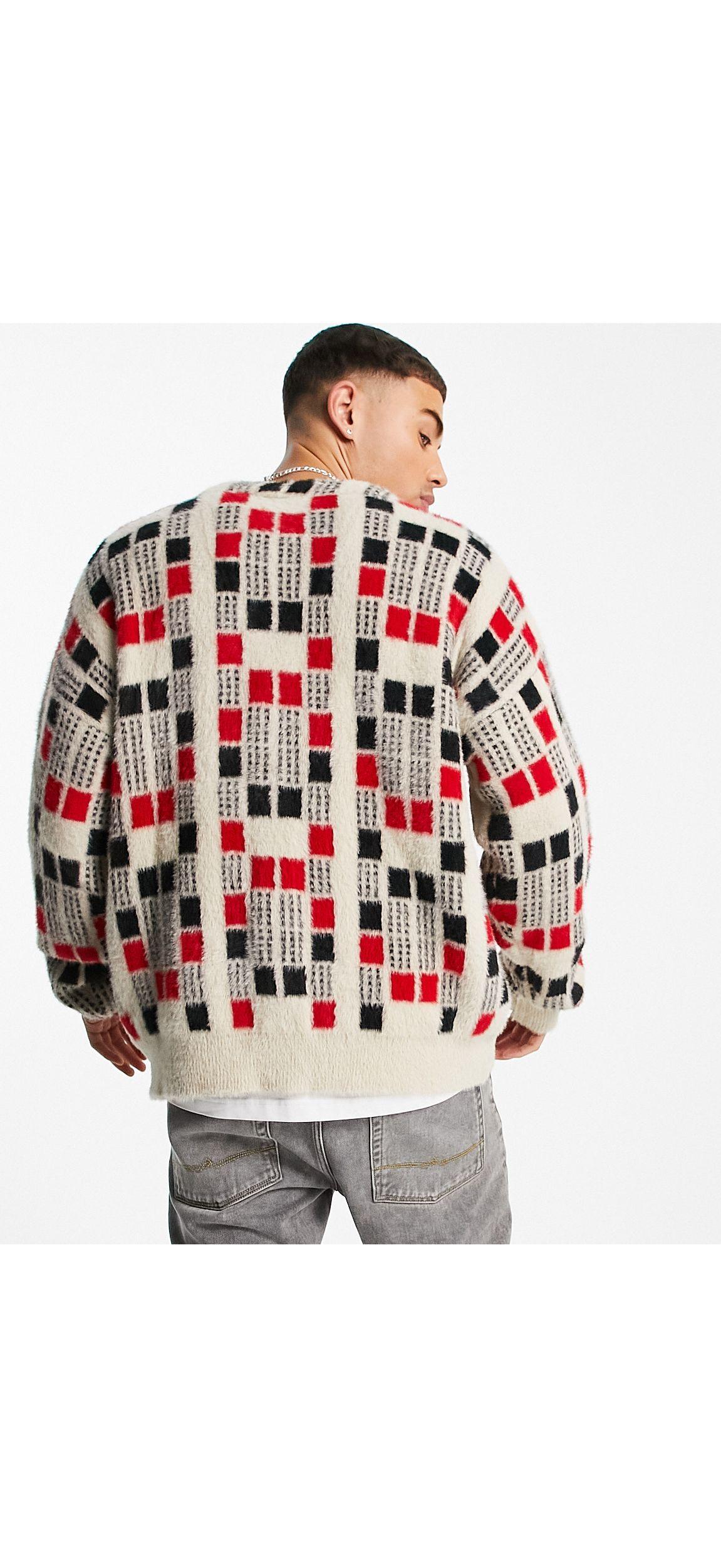 Levi's X Felix The Cat Capsule Cardigan With All Over Logo in Red for Men |  Lyst Australia