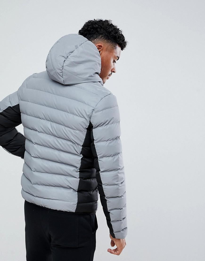 Gym King Puffer Jacket In Reflective in 