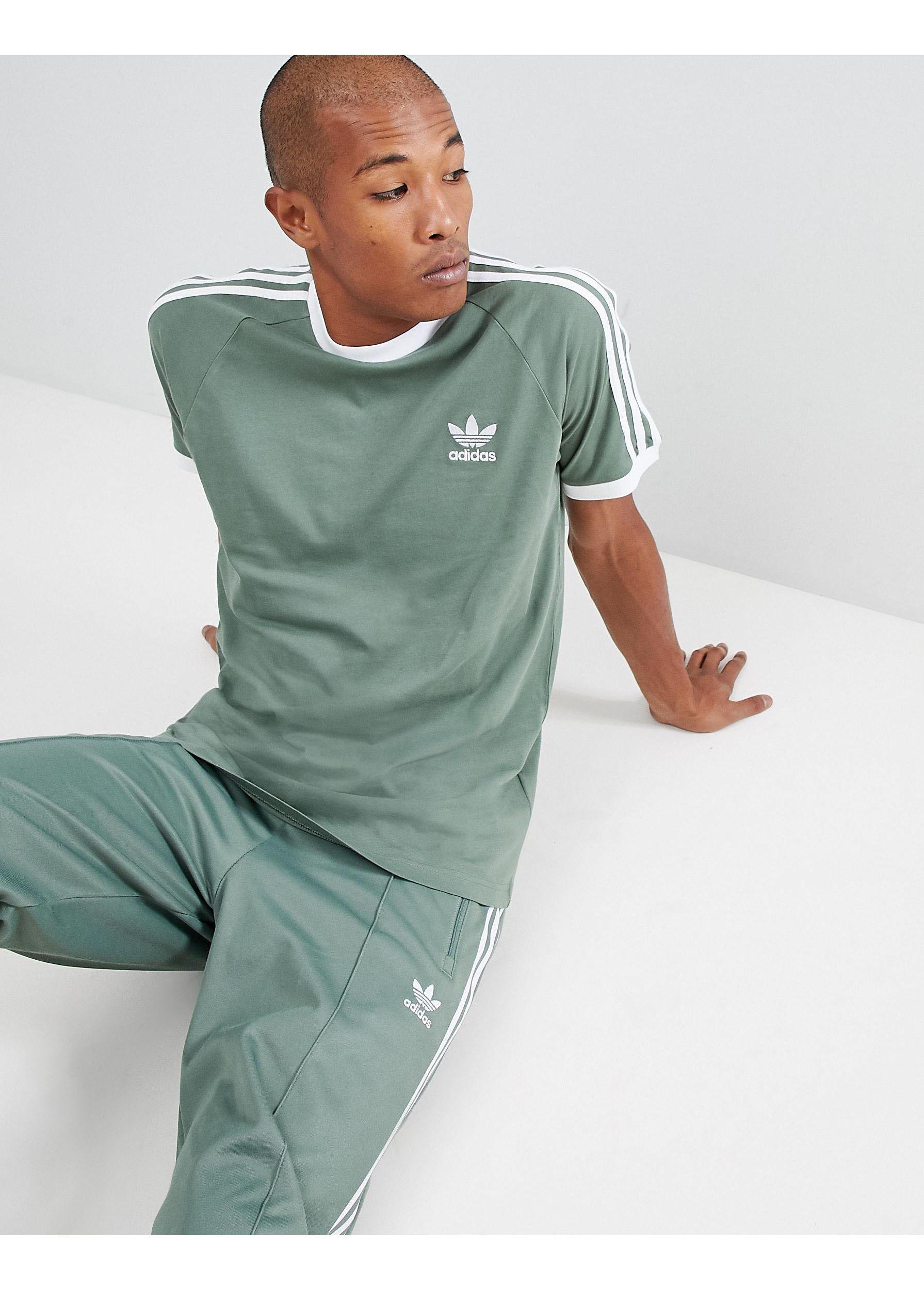 adidas Originals – California – es T-Shirt, DV2553 in Grün für Herren |  Lyst AT
