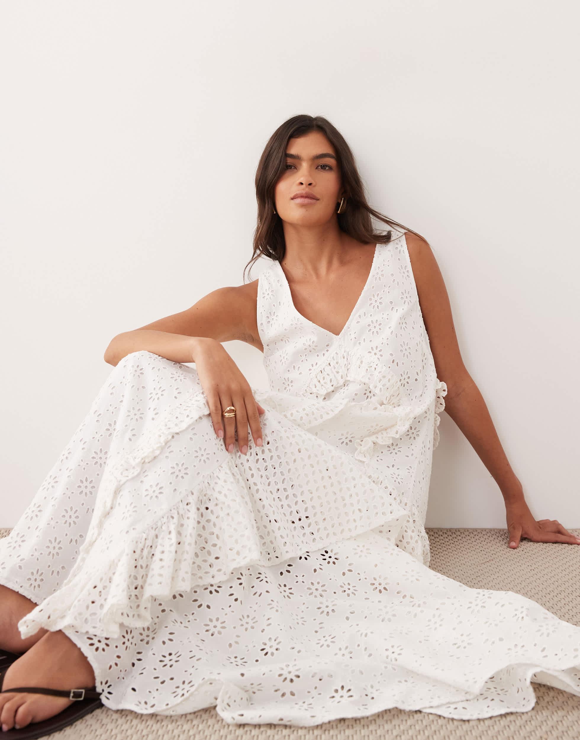 chinese dress ladies Written in the Print Maxi Dress – Arrange Apparel main image 0
