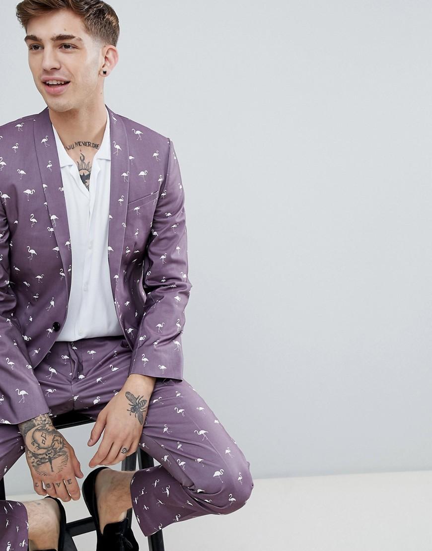flamingo suit jacket