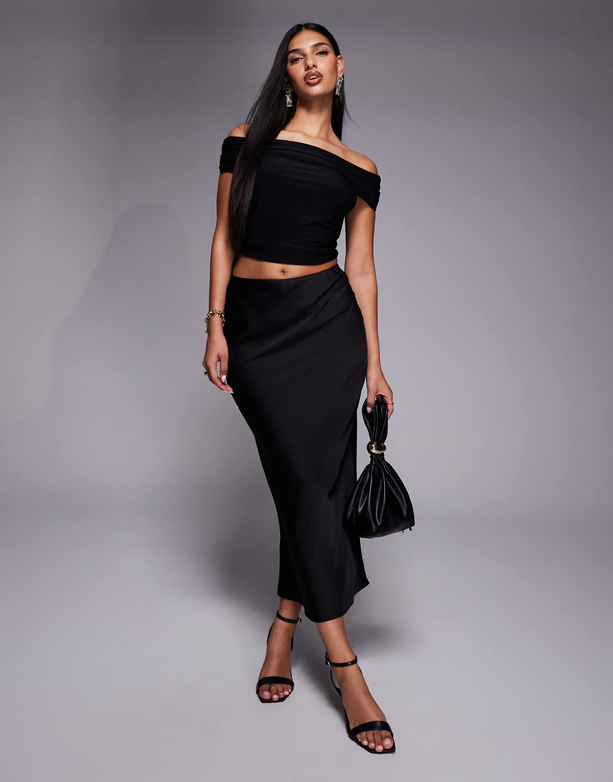 Jupe Longue Plissée River Island - Bleue - Taille 8 (femme) - État Parfait - Coton ? Polyester