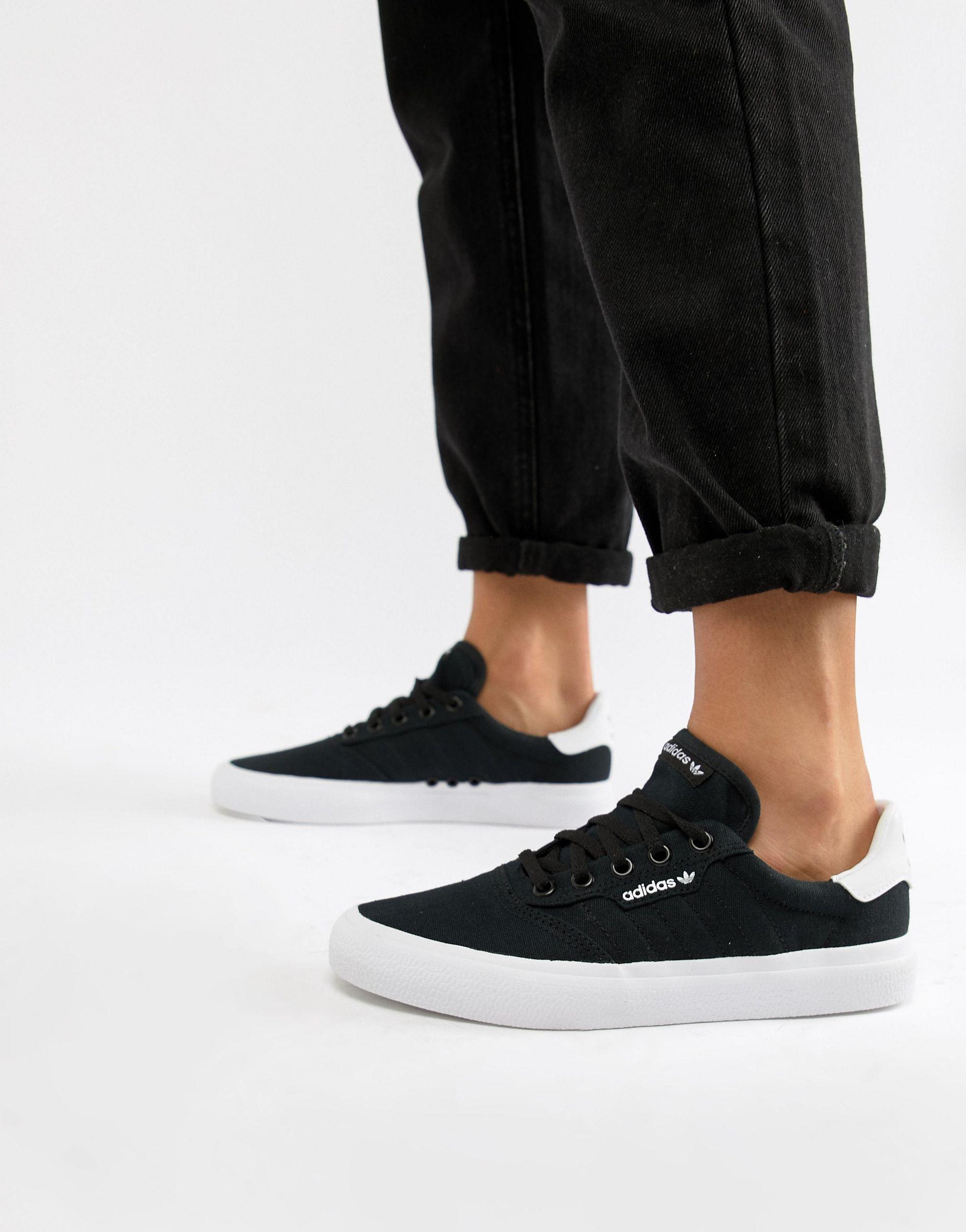 adidas originals 3mc trainers in black
