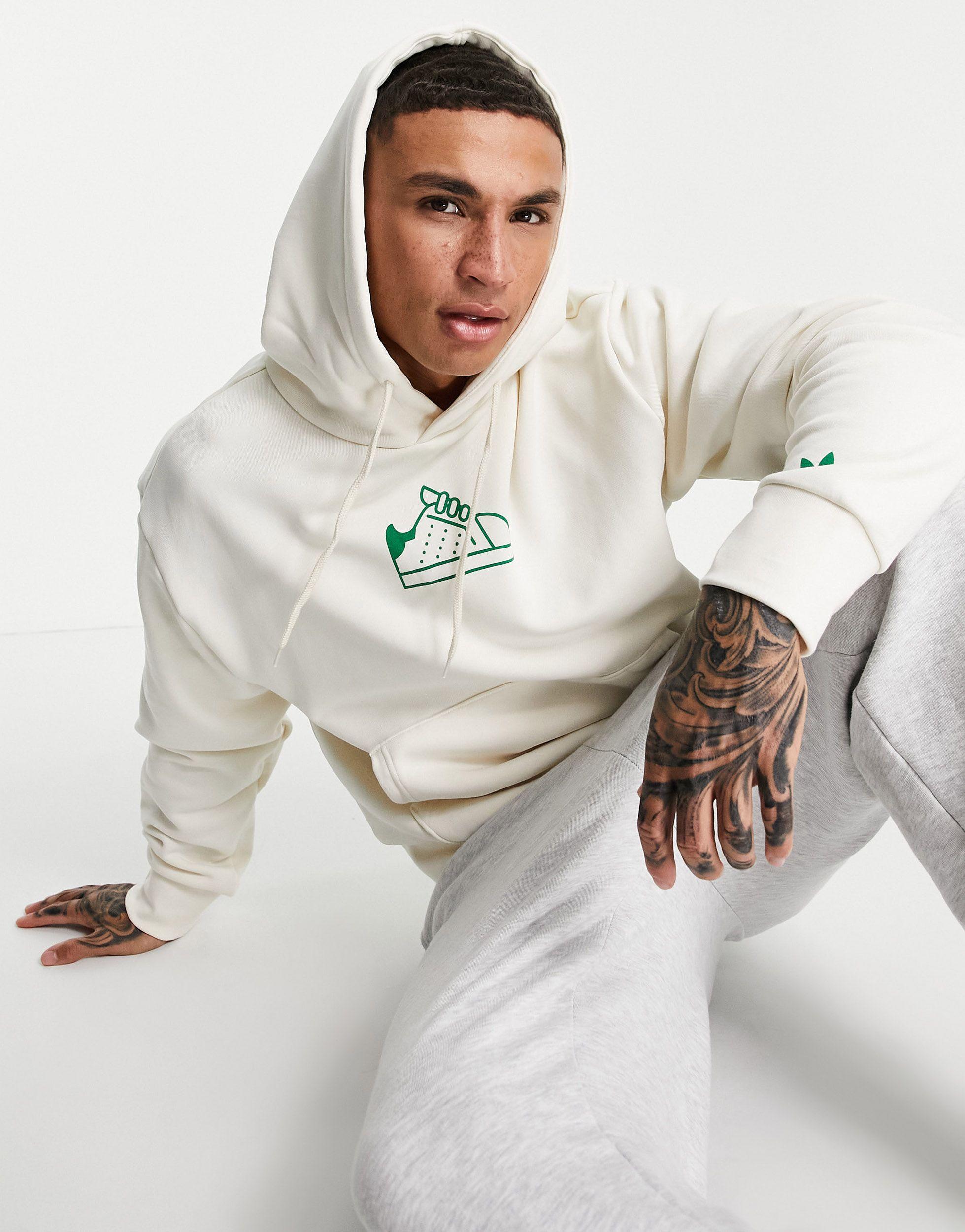 adidas Originals Stan Smith Hoodie in White for Men | Lyst Canada