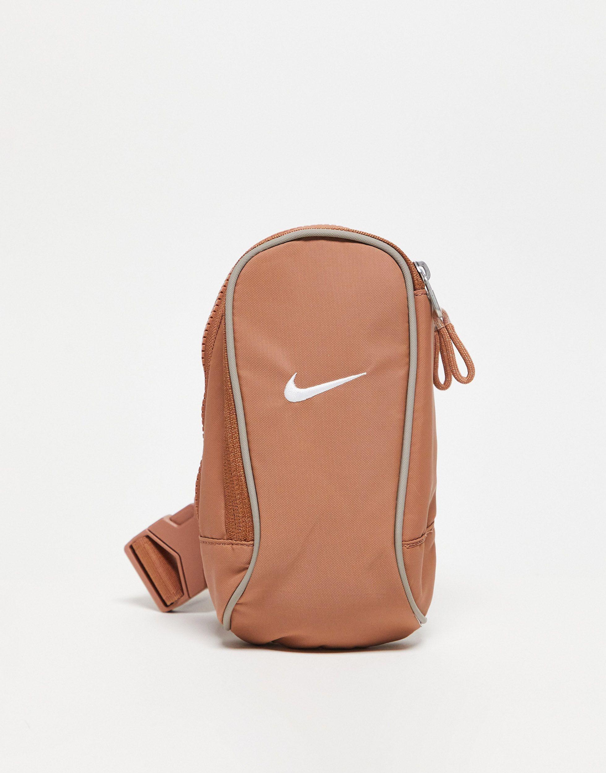 Nike Essentials Crossbody Bag in Brown | Lyst