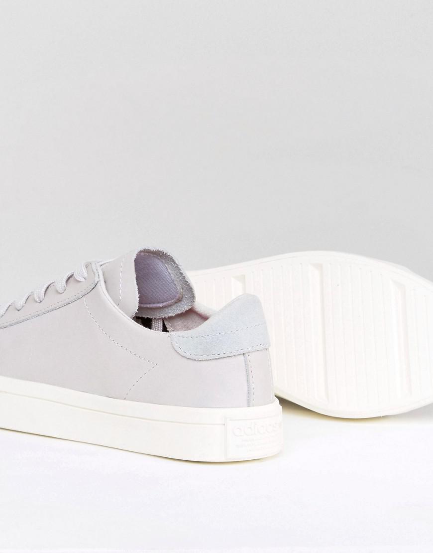 adidas court vantage grey