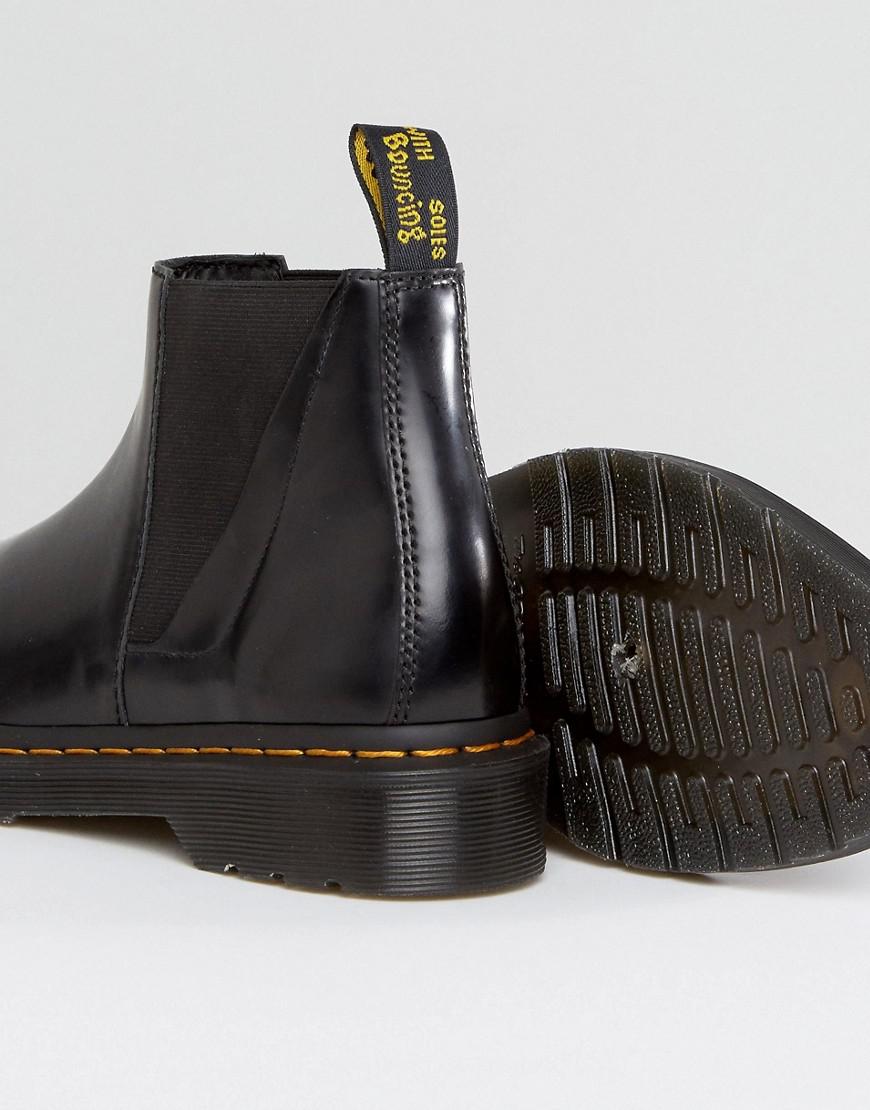 dr martens bianca black chelsea boots