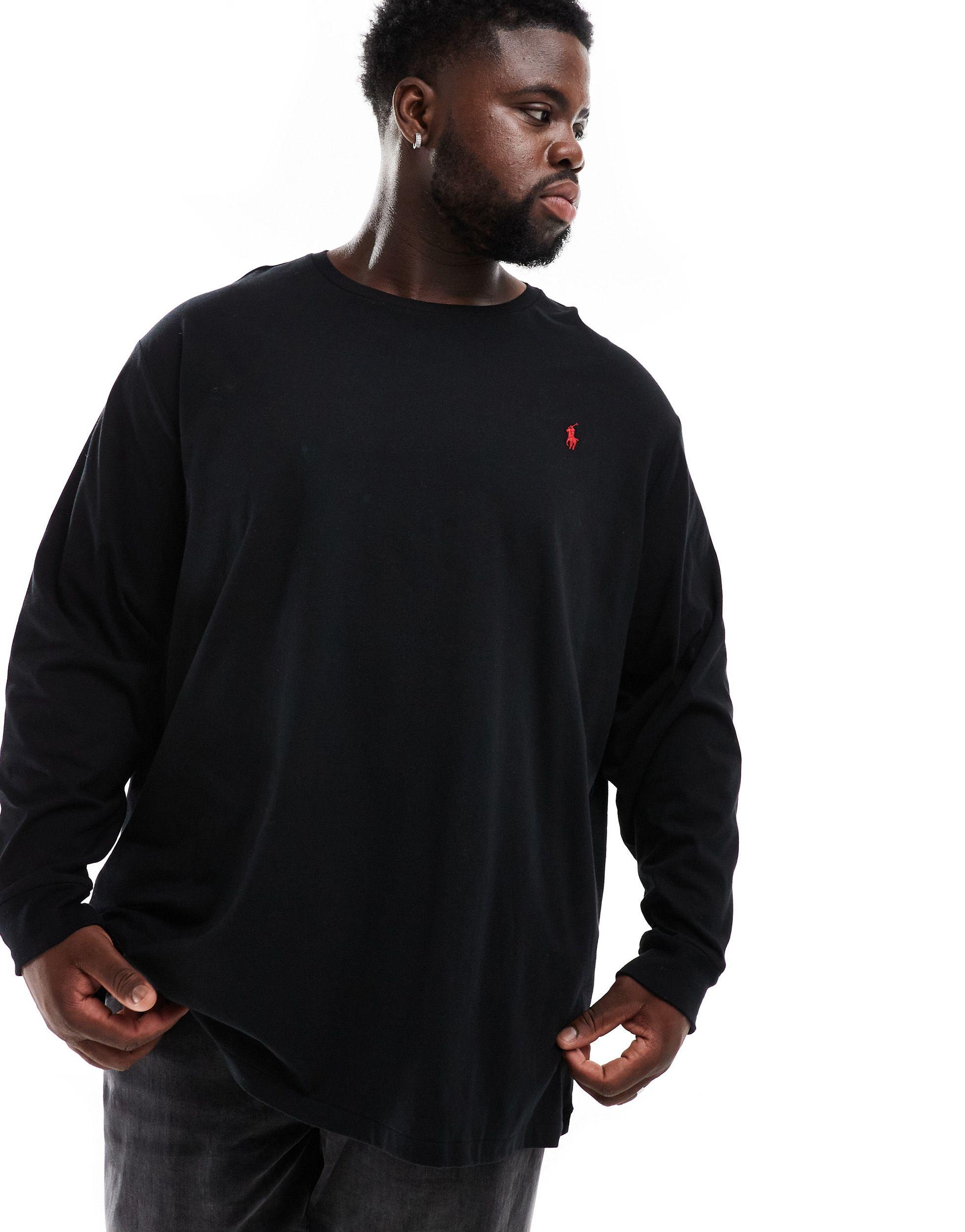Polo Ralph Lauren Big Tall Icon Logo Long Sleeve T shirt in Blue for Men Lyst UK