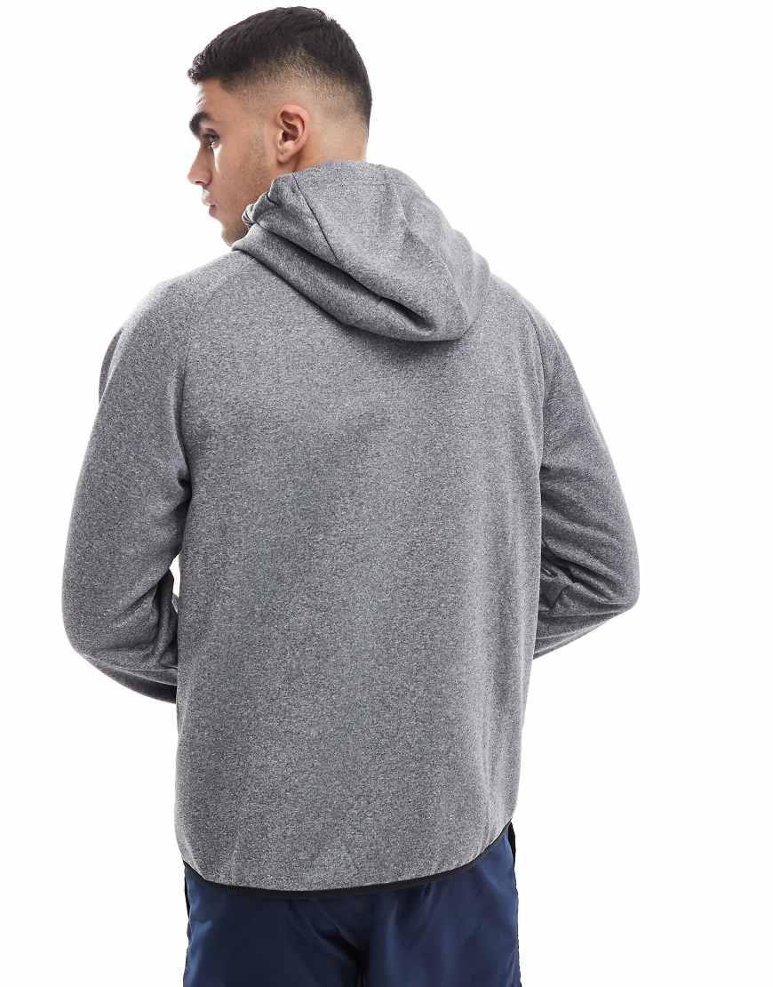 nike all over print swoosh hoodie grey