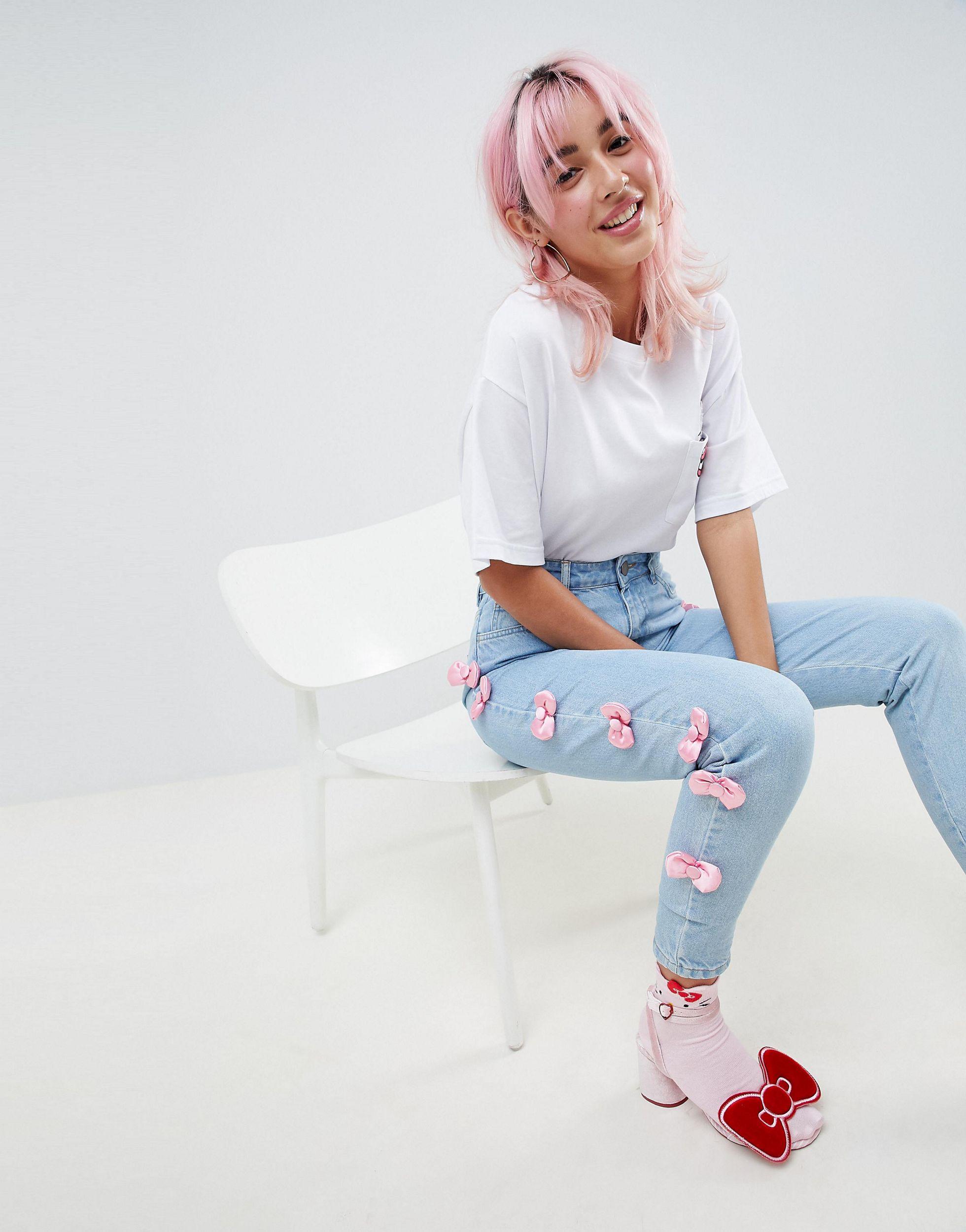 asos hello kitty jeans