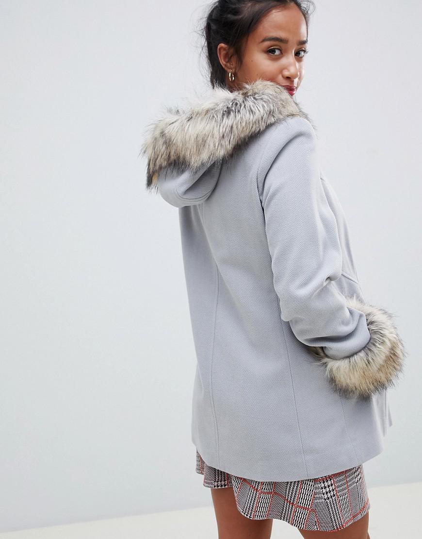 miss selfridge grey jacket
