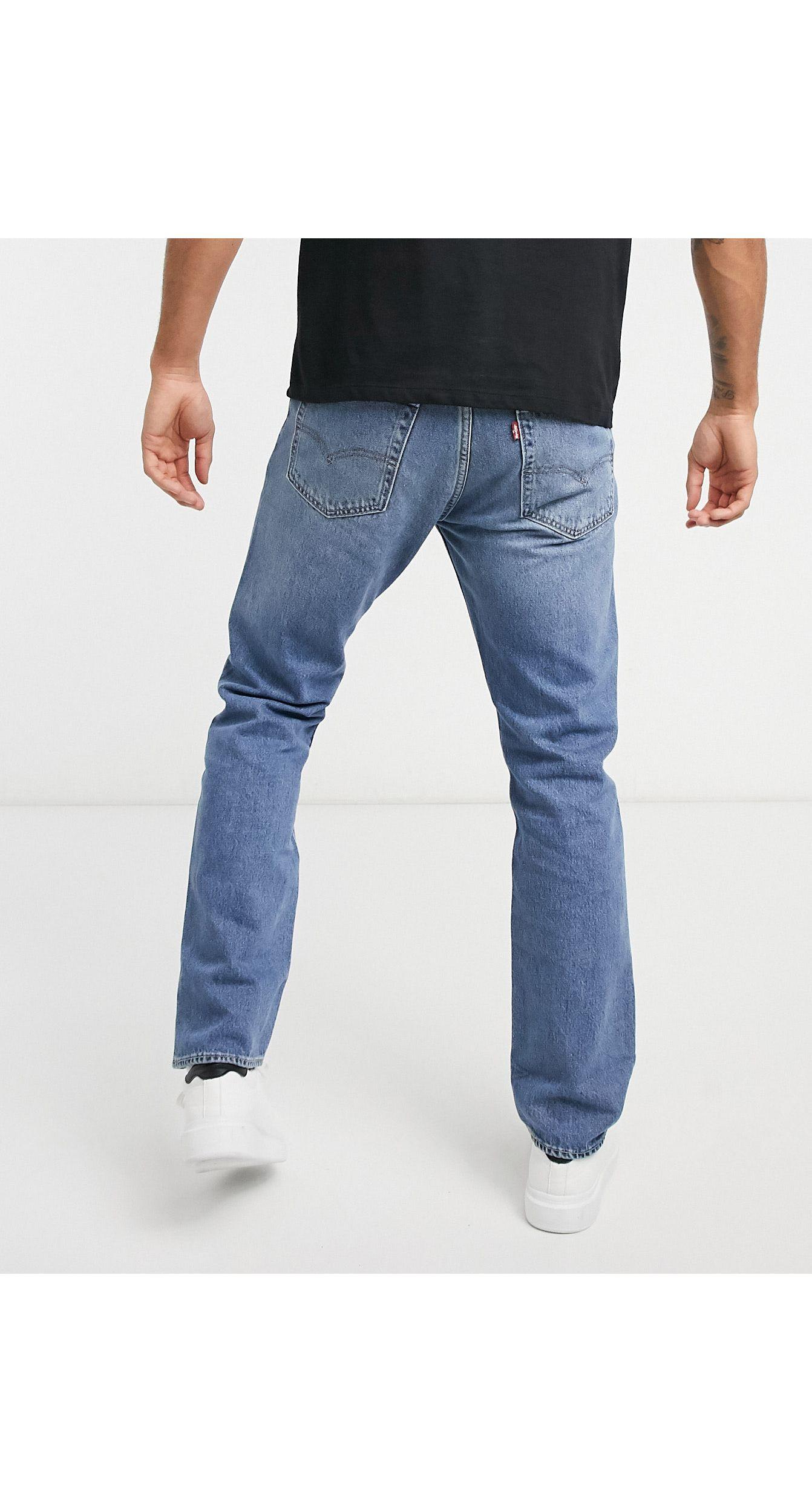 Levi's Denim 551z Authentic Straight Crop Jeans in Blue for Men - Lyst