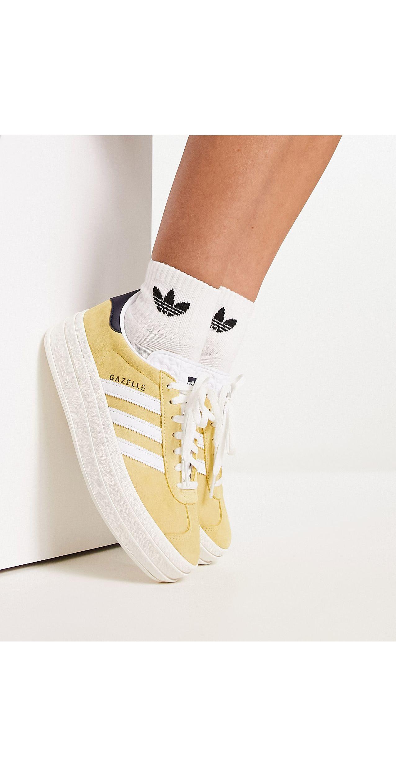 Adidas originals white gazelle super sneakers discount