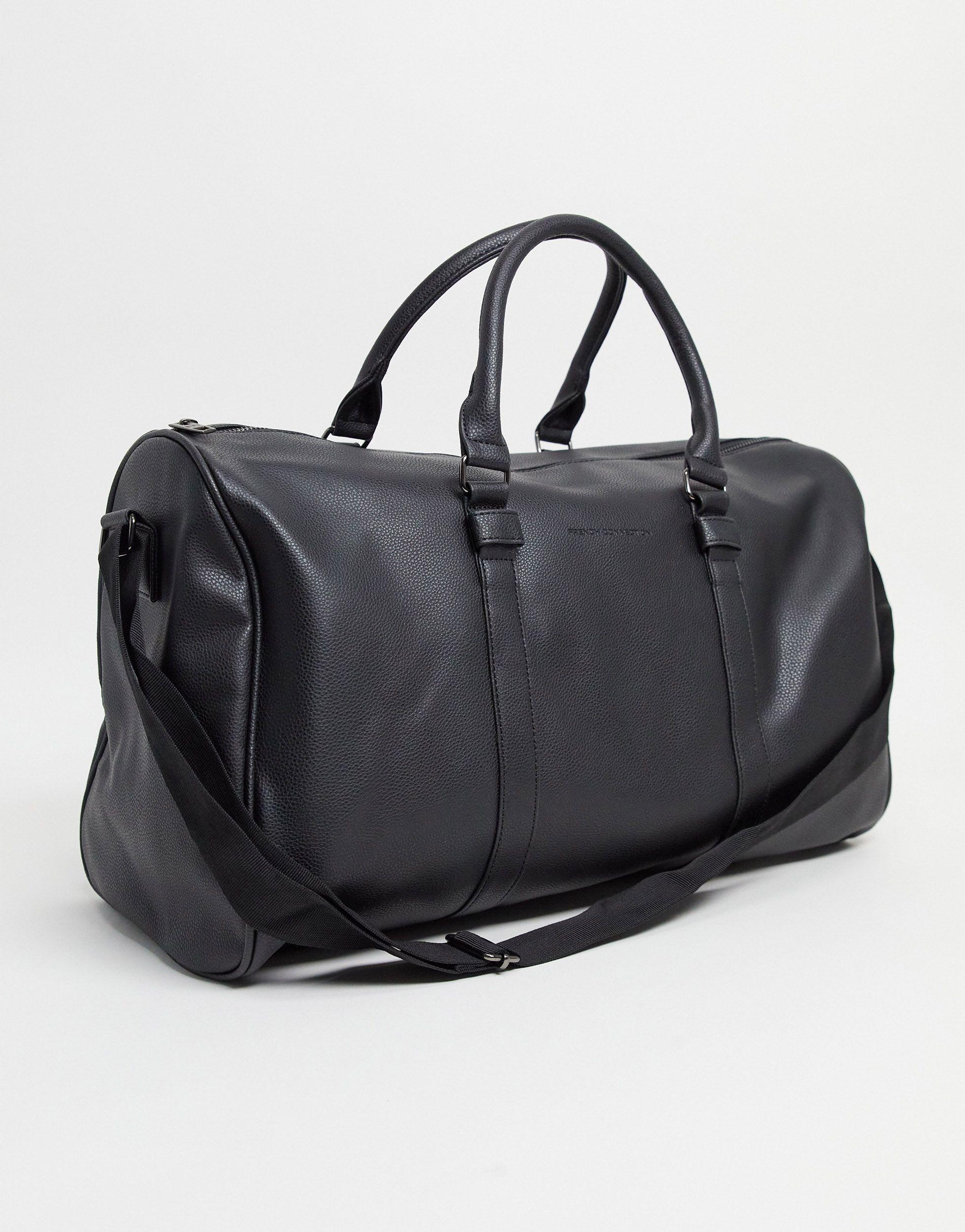 French Connection Classic Holdall Bag in Black for Men | Lyst