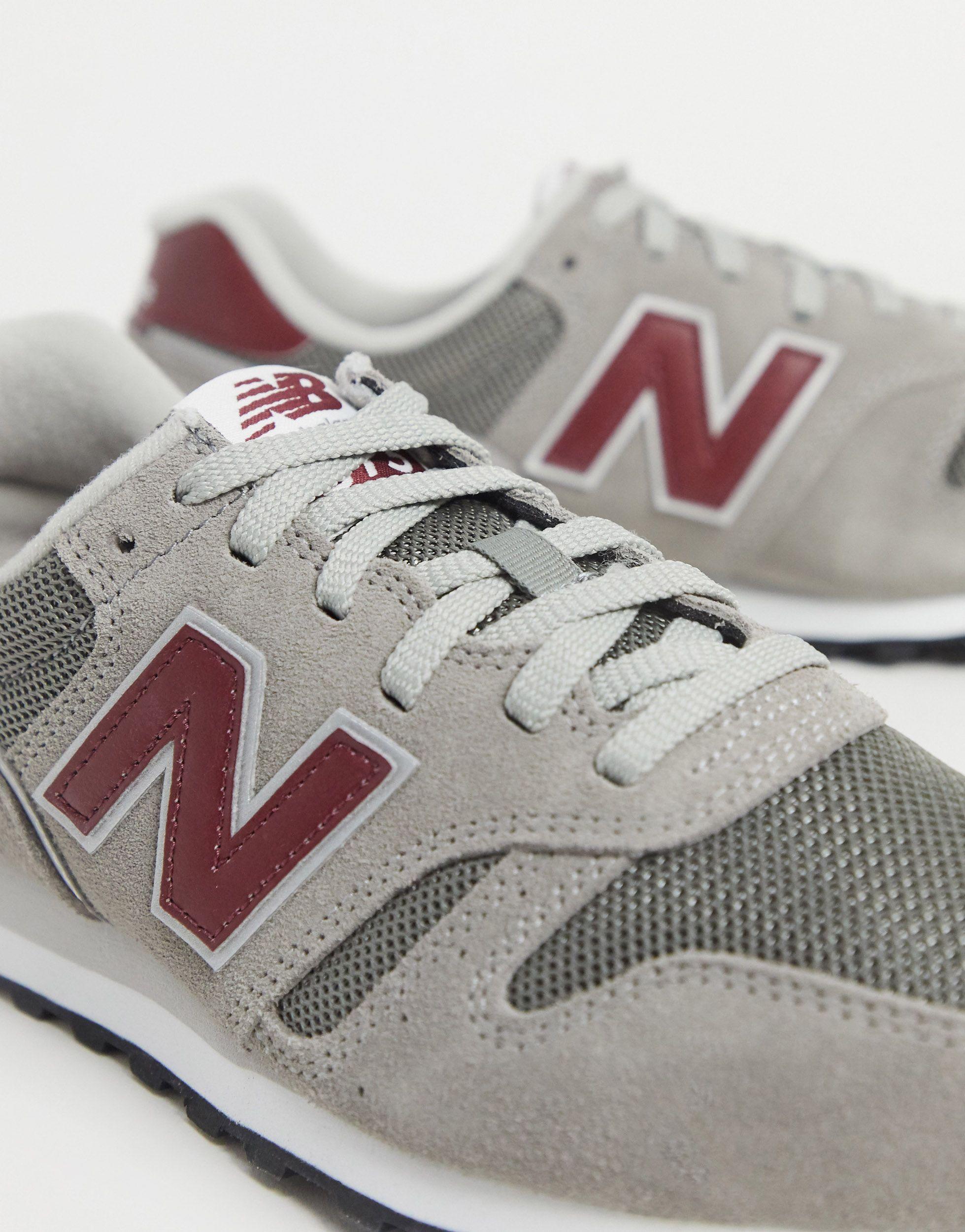 New Balance Suede 373 Mens Grey 