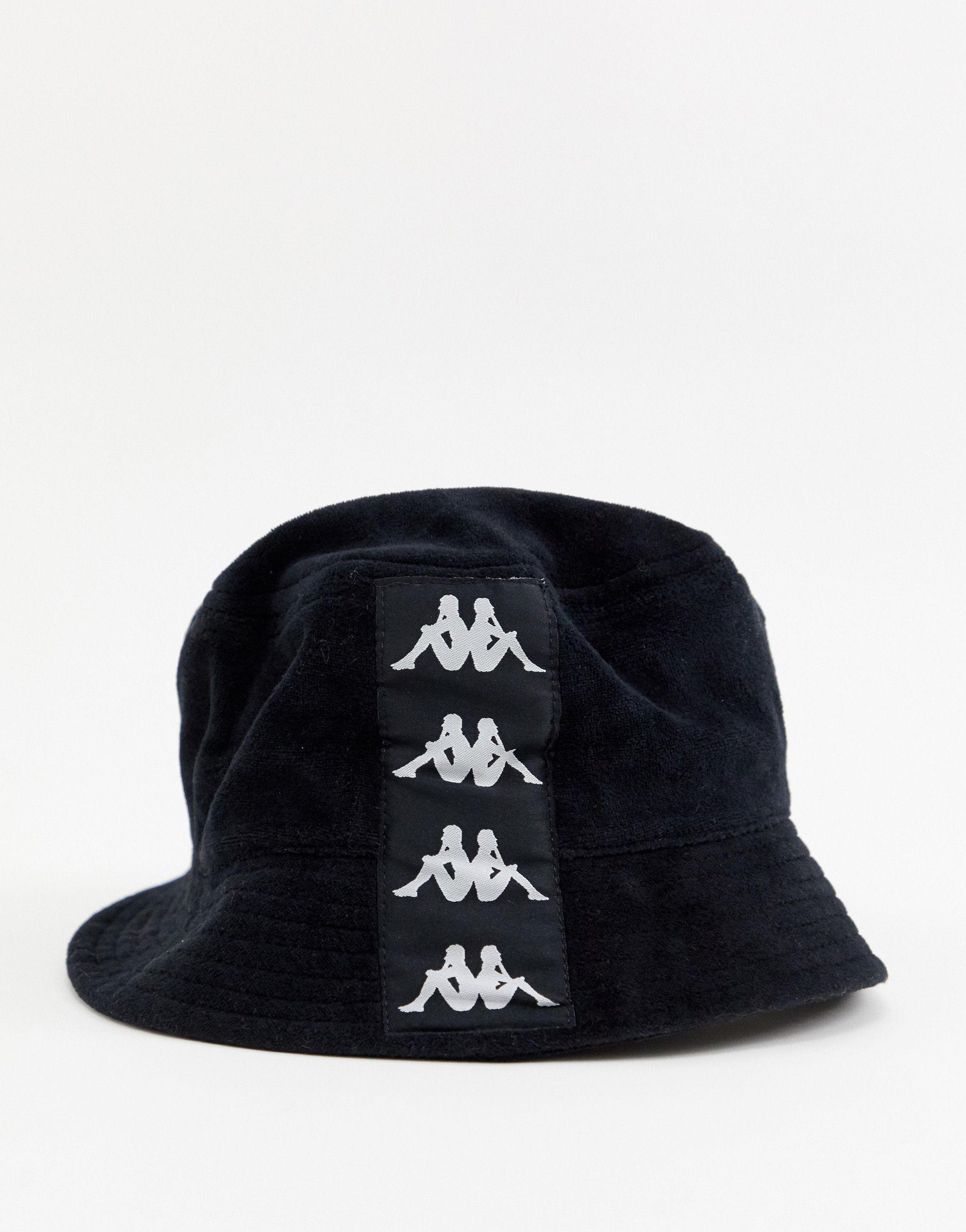 Cappello da pescatoreKappa in Cotone da Uomo colore Nero | Lyst