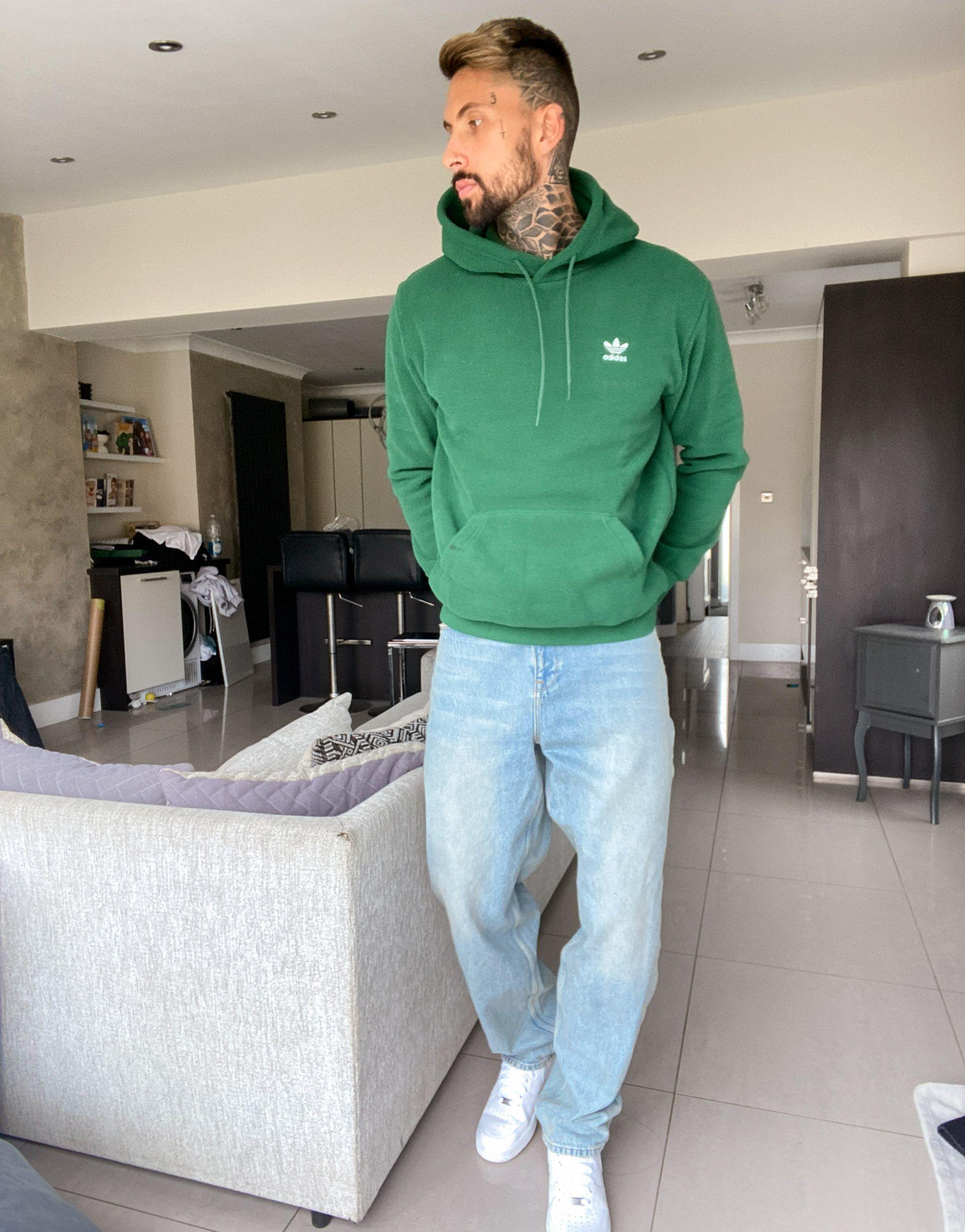Sweat à capuche en polaire Polaire adidas Originals pour homme en coloris  Vert | Lyst