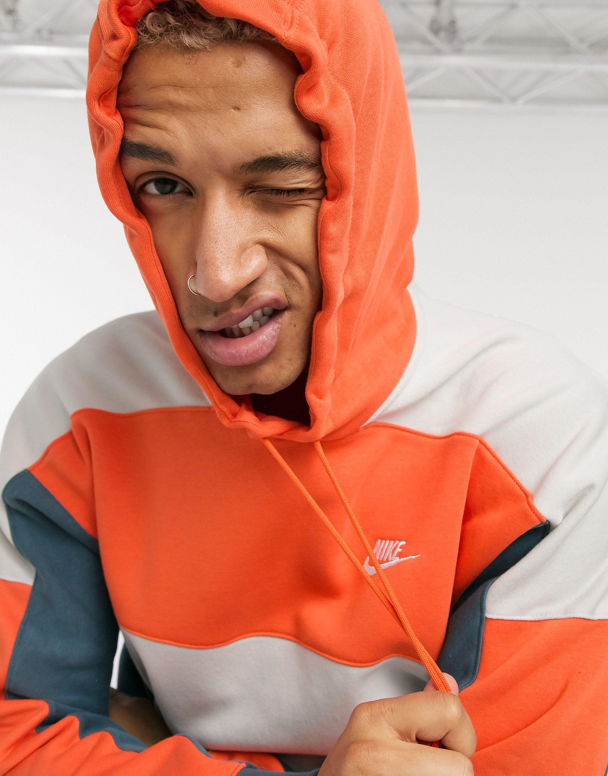 Nike Club Colour Block Overhead Hoodie United SAVE 55% - aveclumiere.com