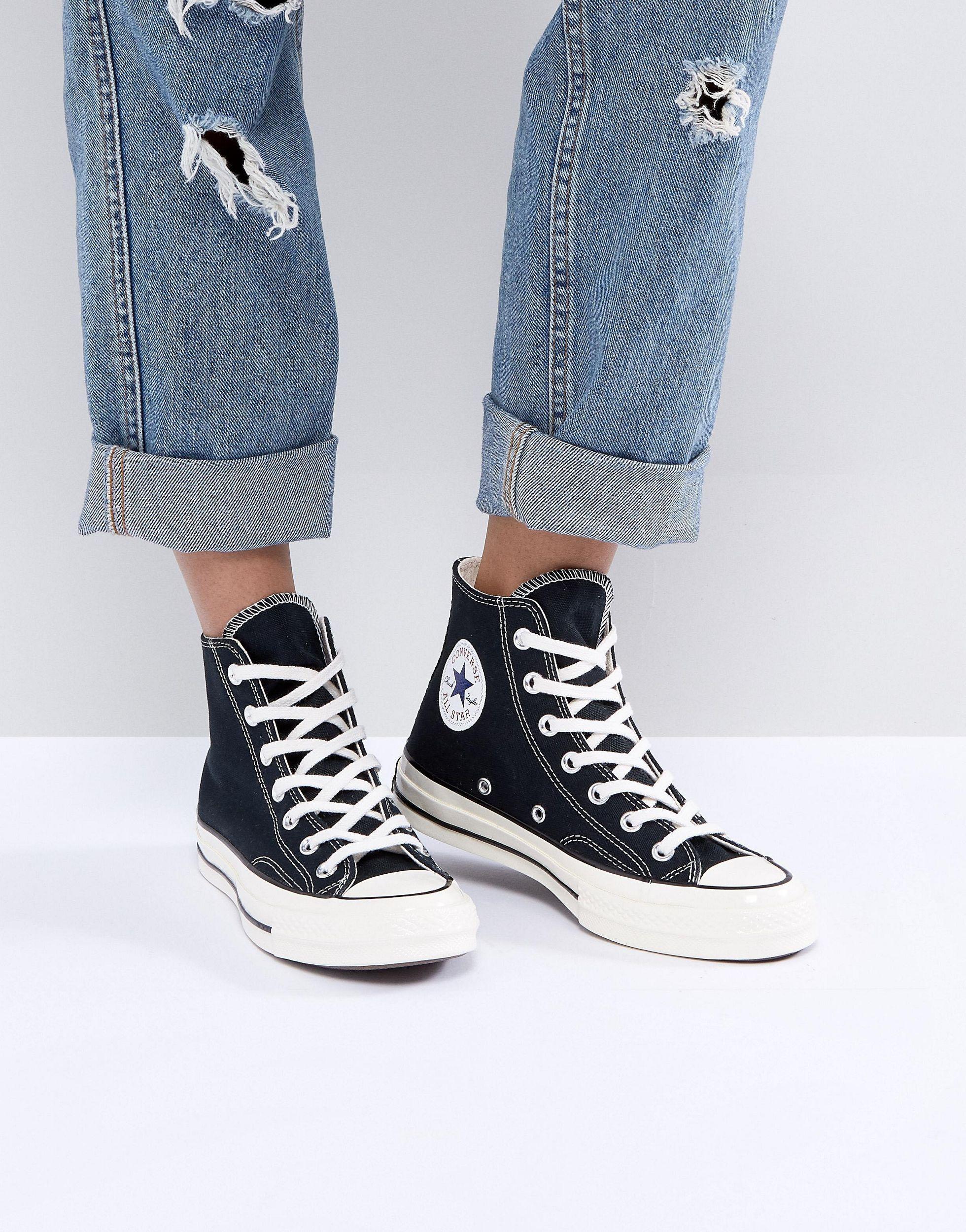 converse 70 black high