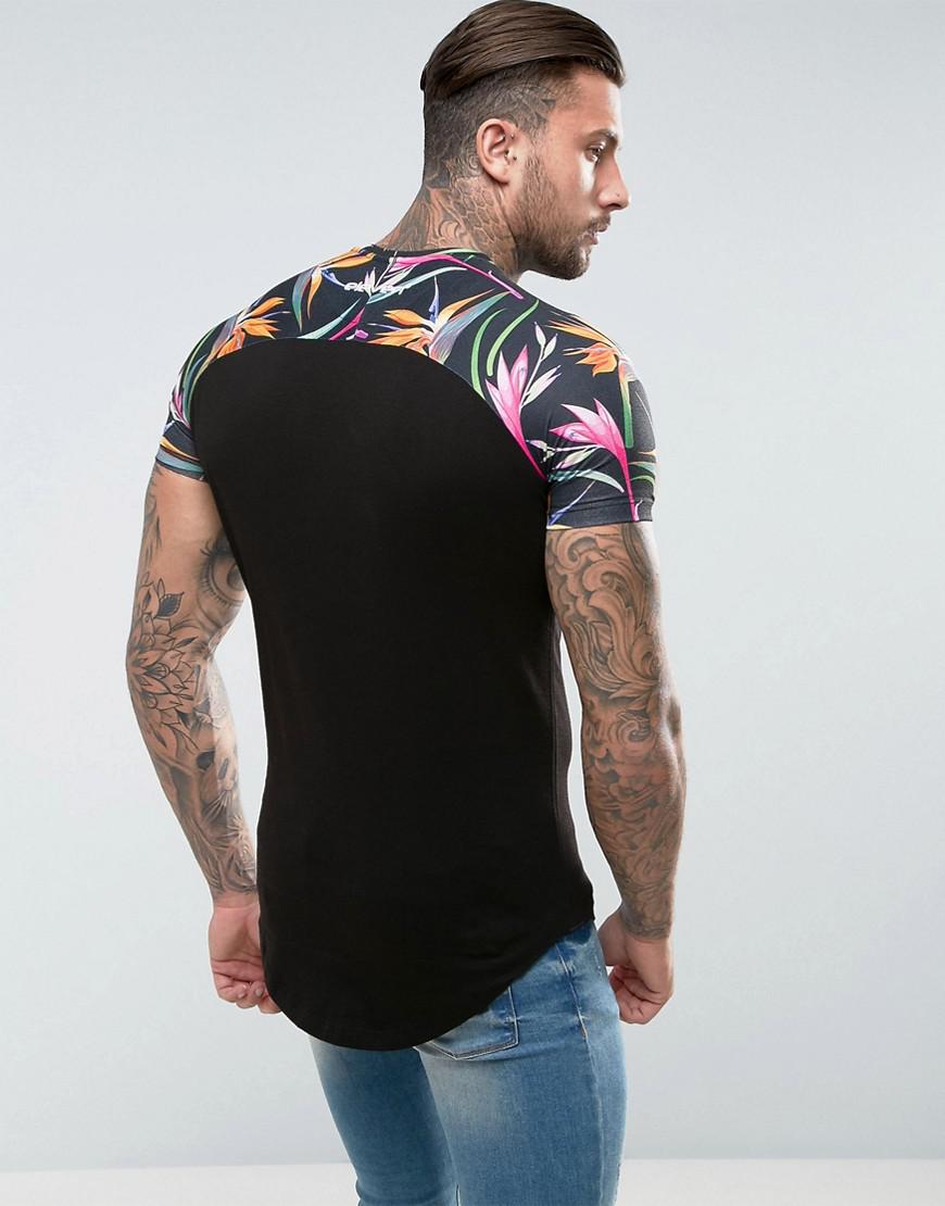 floral raglan shirt
