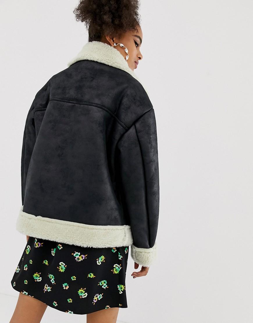 collusion aviator jacket