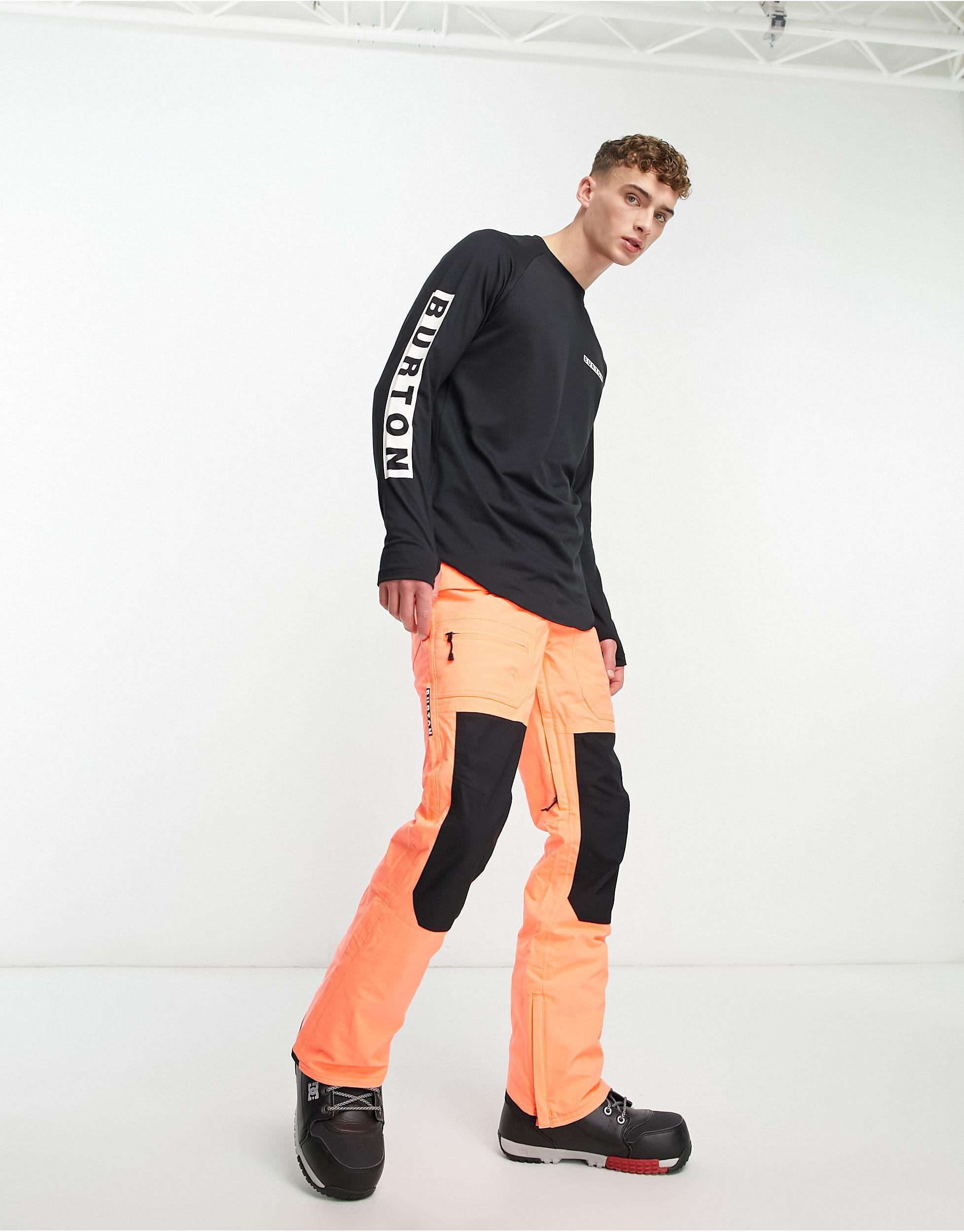 Pantalones Burton Snowboards de hombre de color Naranja | Lyst