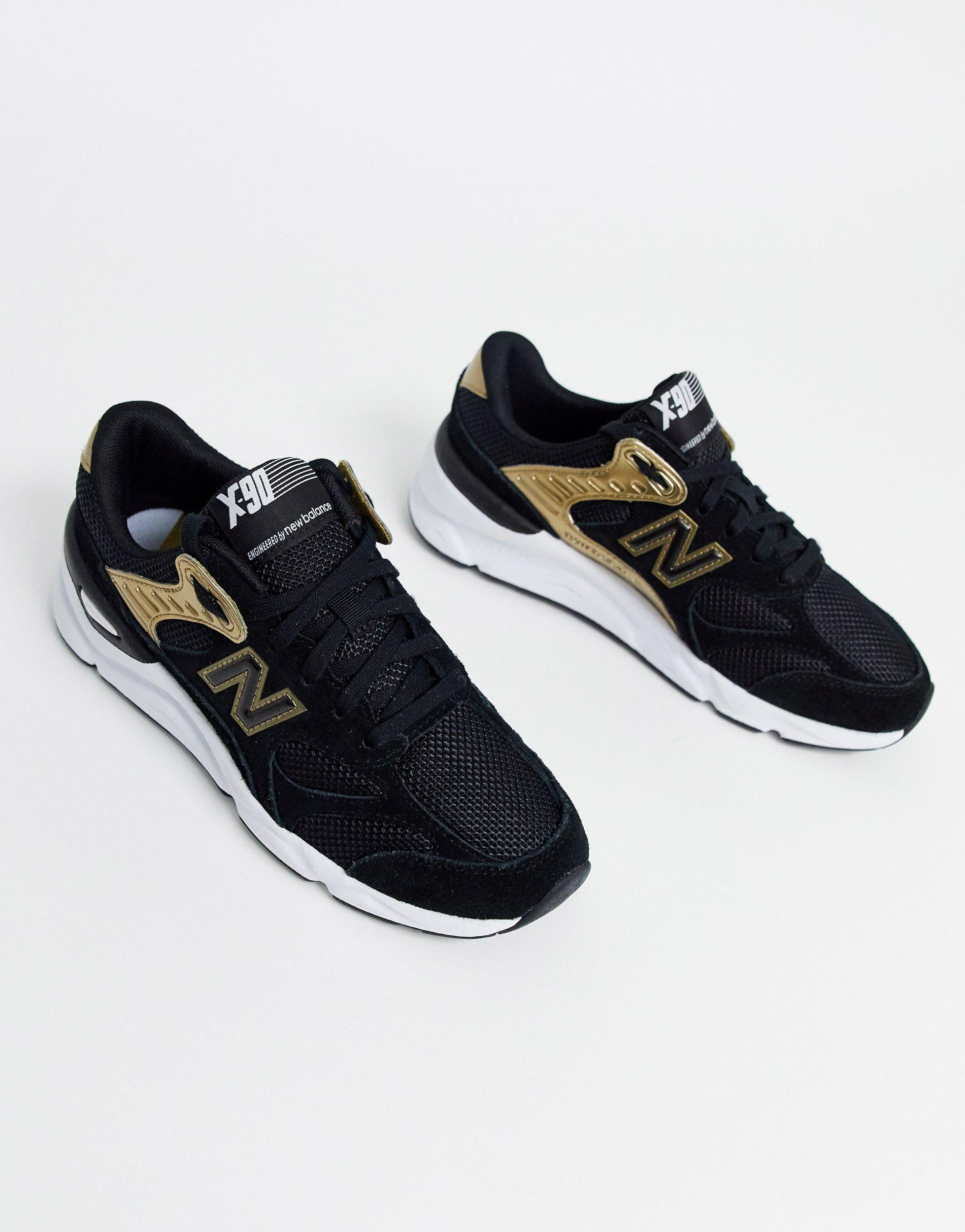 metallic new balance trainers