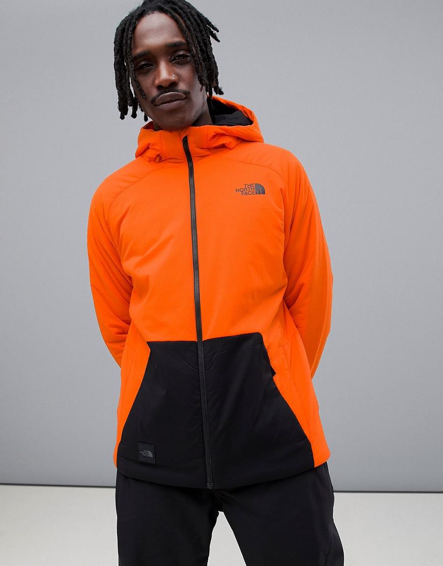 north face ventrix hoodie orange