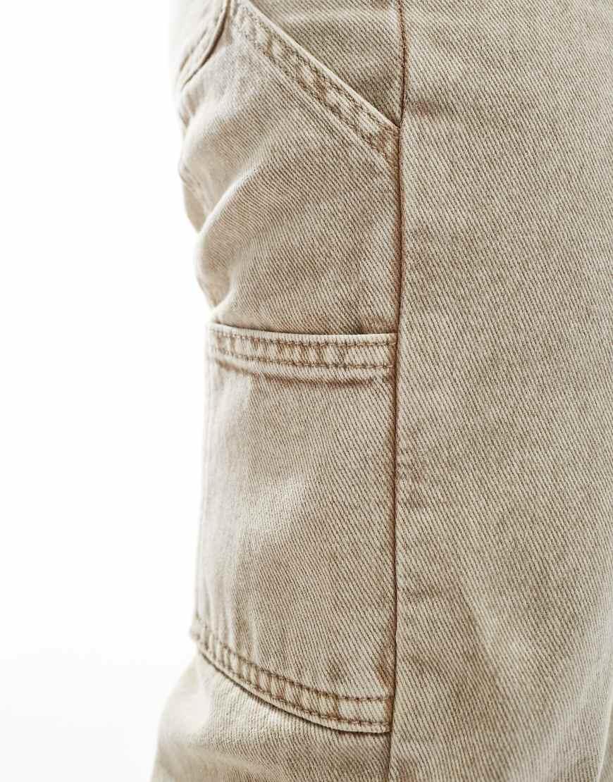 Monki Cargo Trousers in White Lyst UK