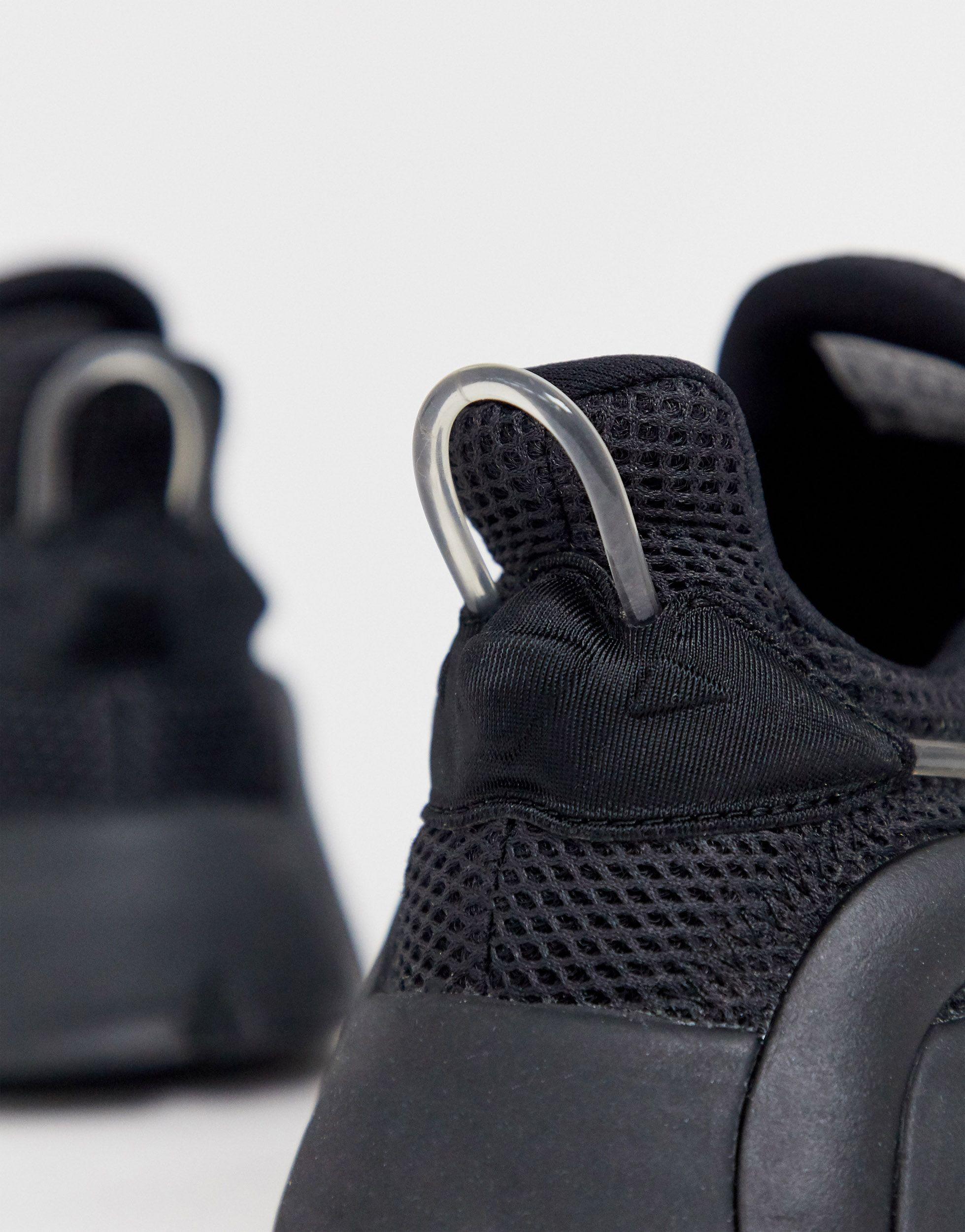 adidas originals lxcon adiprene trainers in triple black