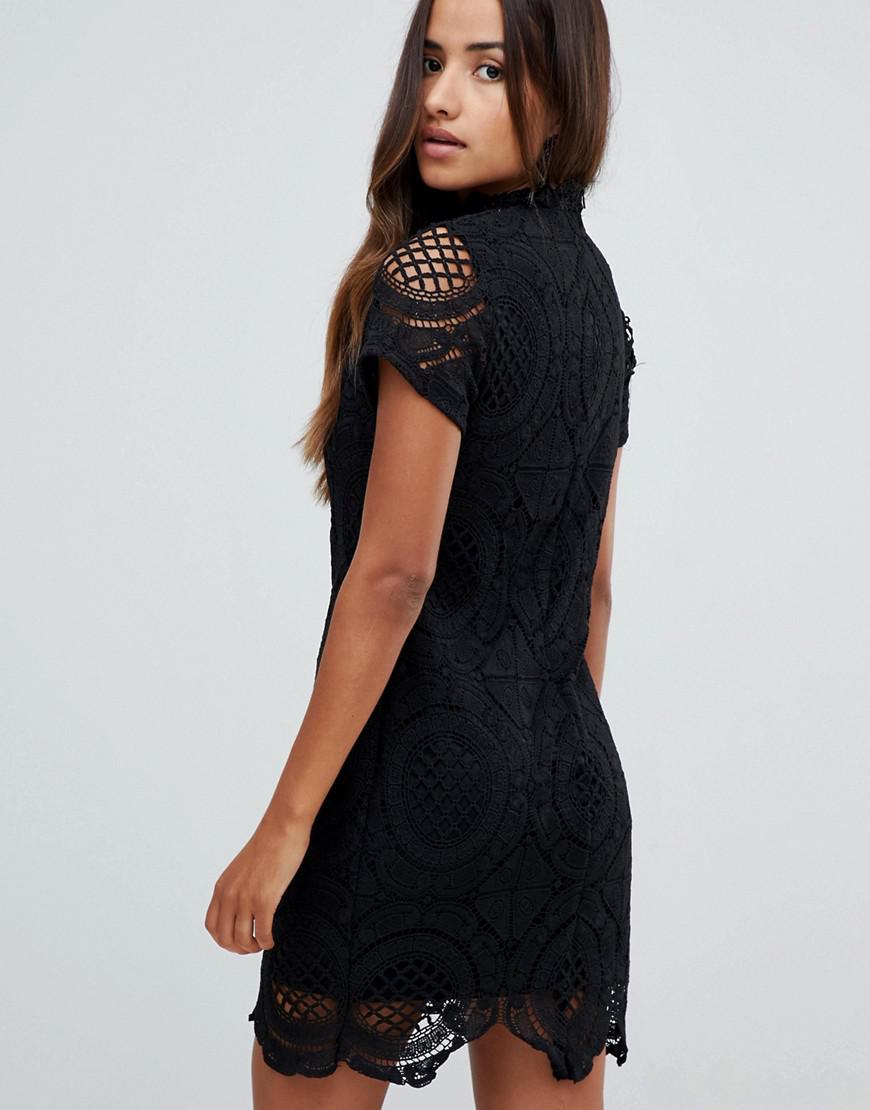 girl in mind lace dress