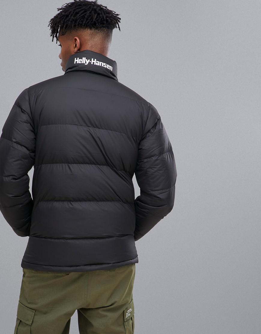 black camo down jacket