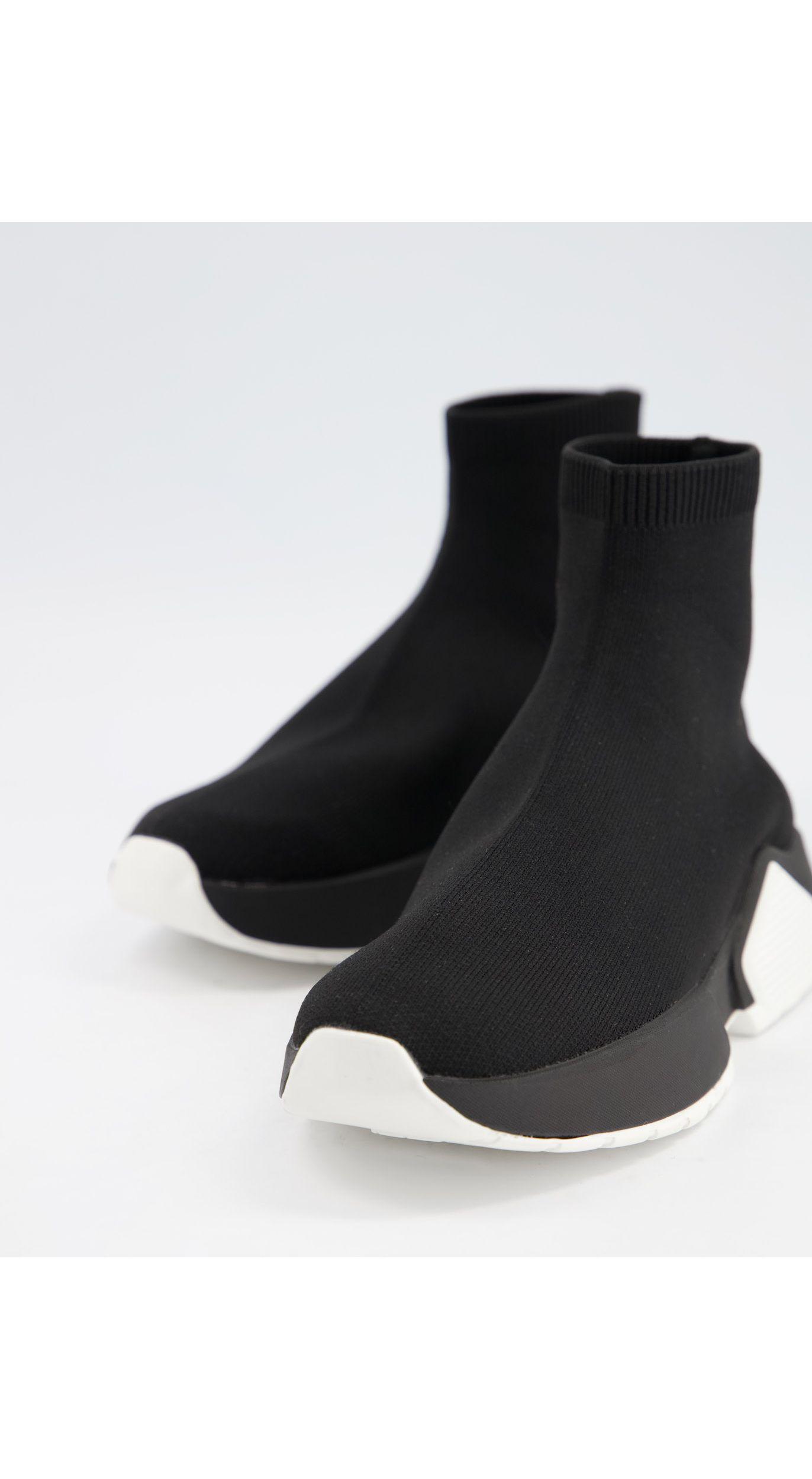 ASOS Della Sock Sneakers in Black - Lyst