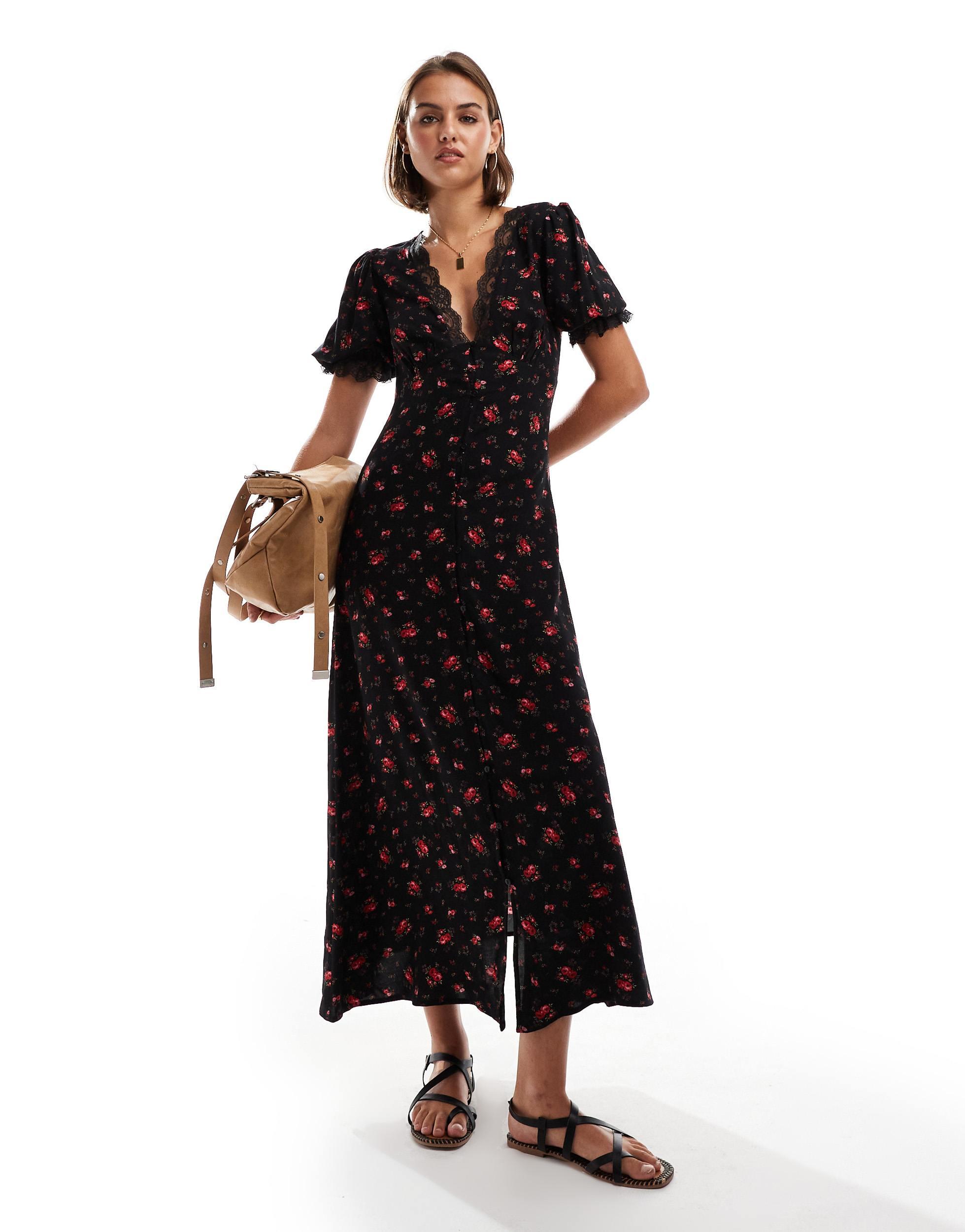 Miss Selfridge Floral Dresses for Women Lyst