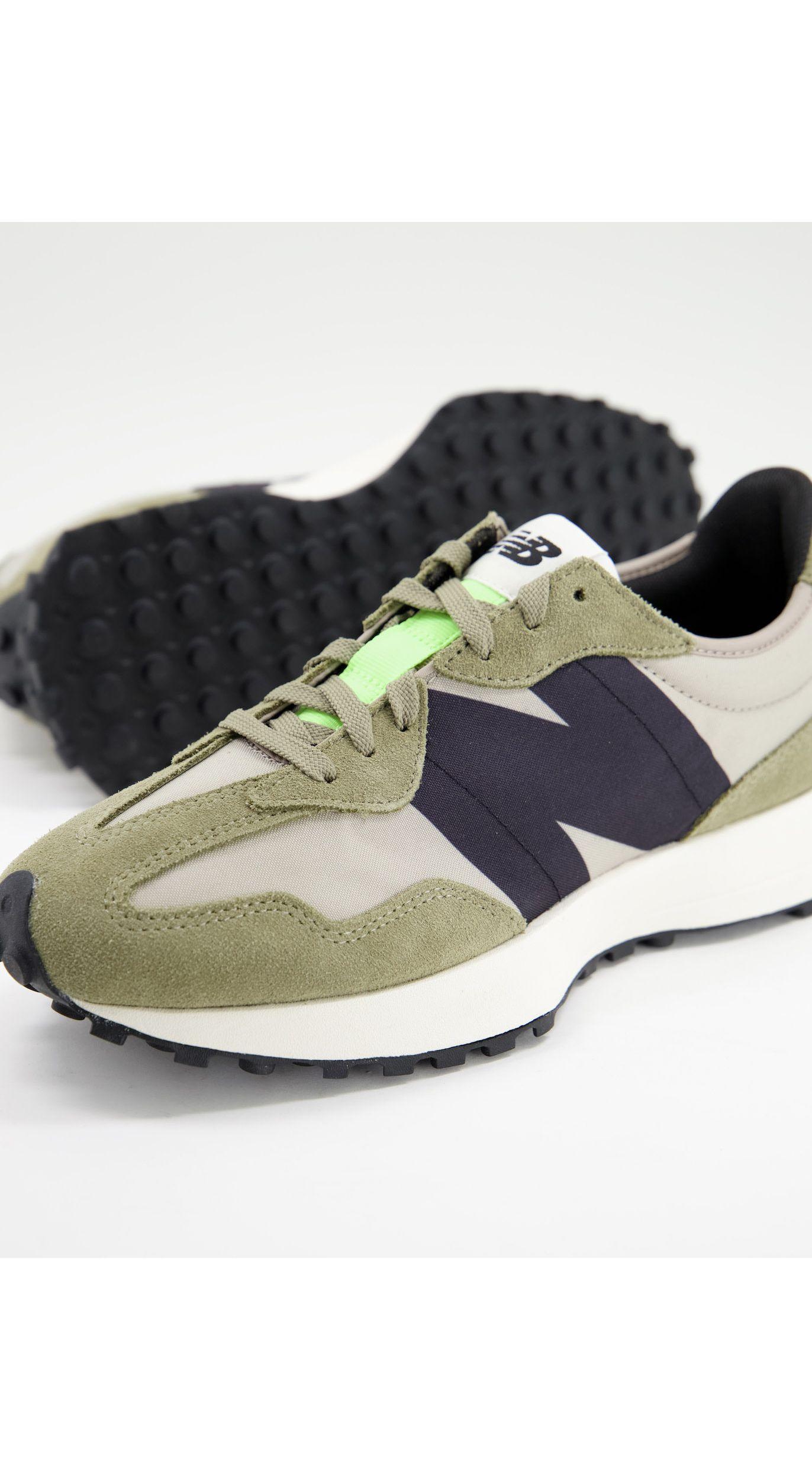 327 baskets kaki et gris New Balance pour homme en coloris Vert Lyst