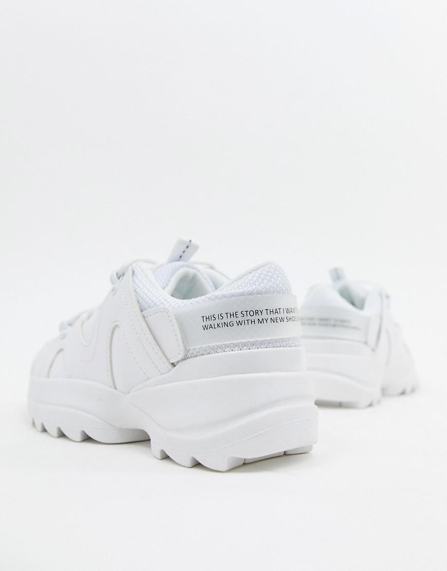 stradivarius chunky trainers
