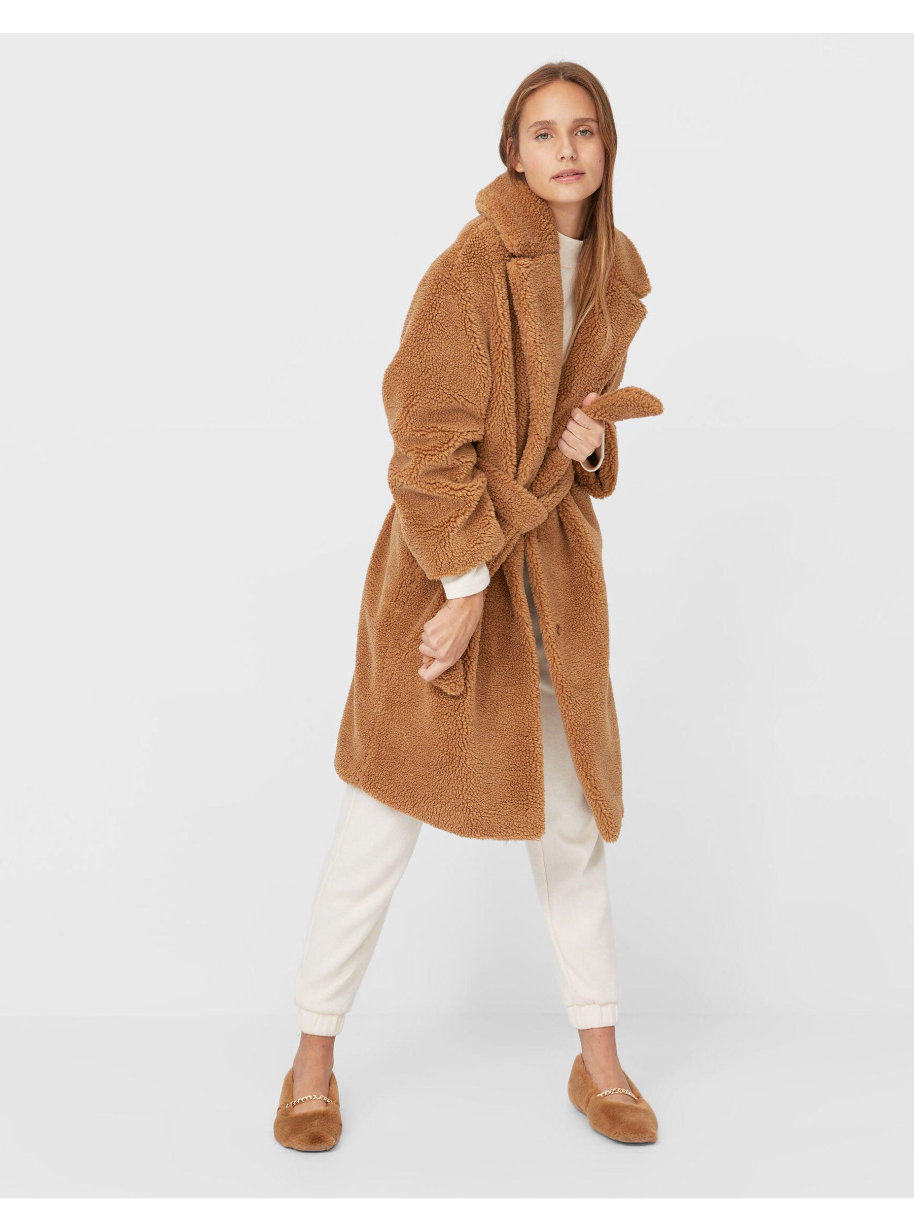 stradivarius teddy coat