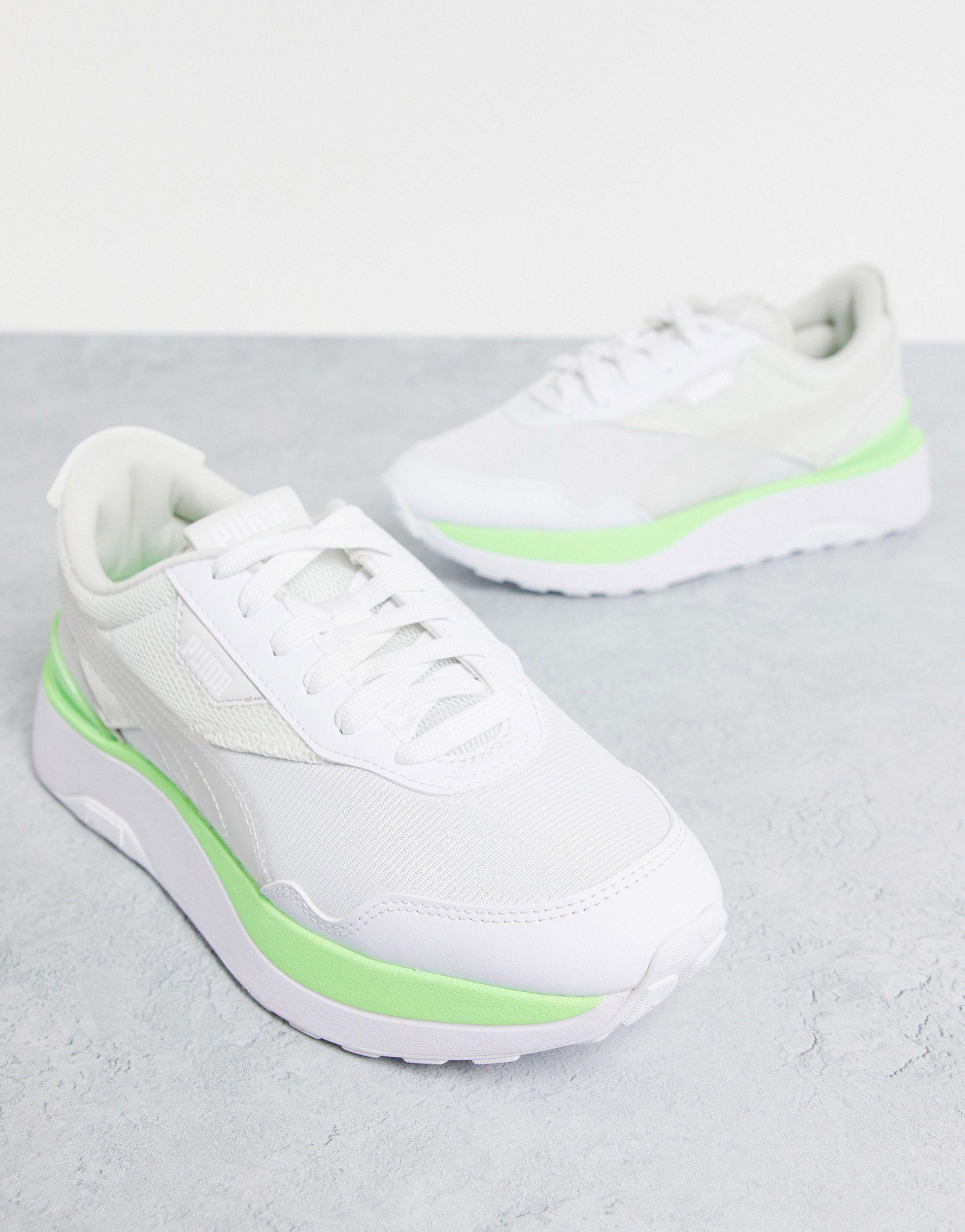 puma cruise rider bianche