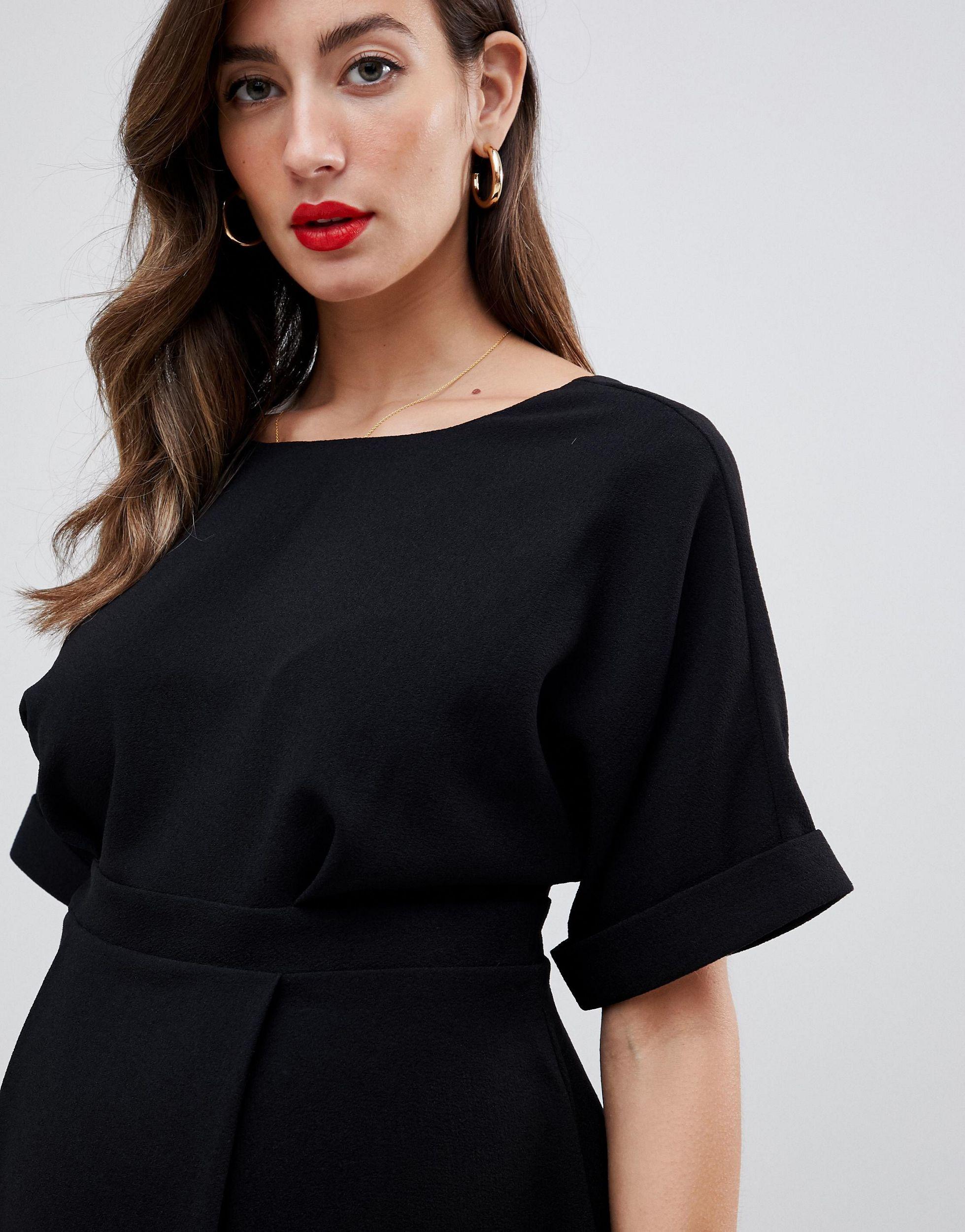 asos design maternity wiggle mini dress