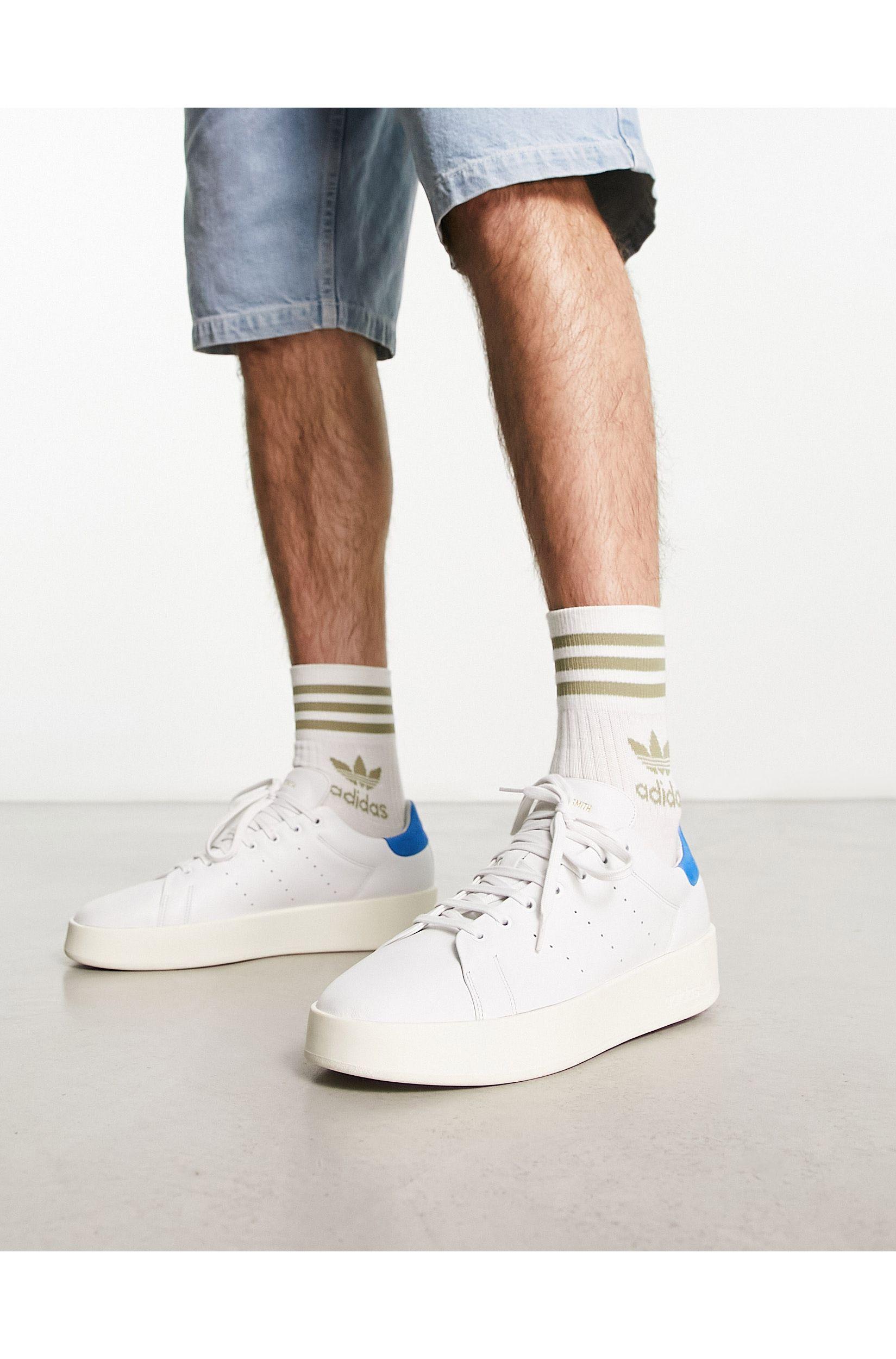 adidas Originals Stan Smith Relasted Sneakers in White for Men | Lyst